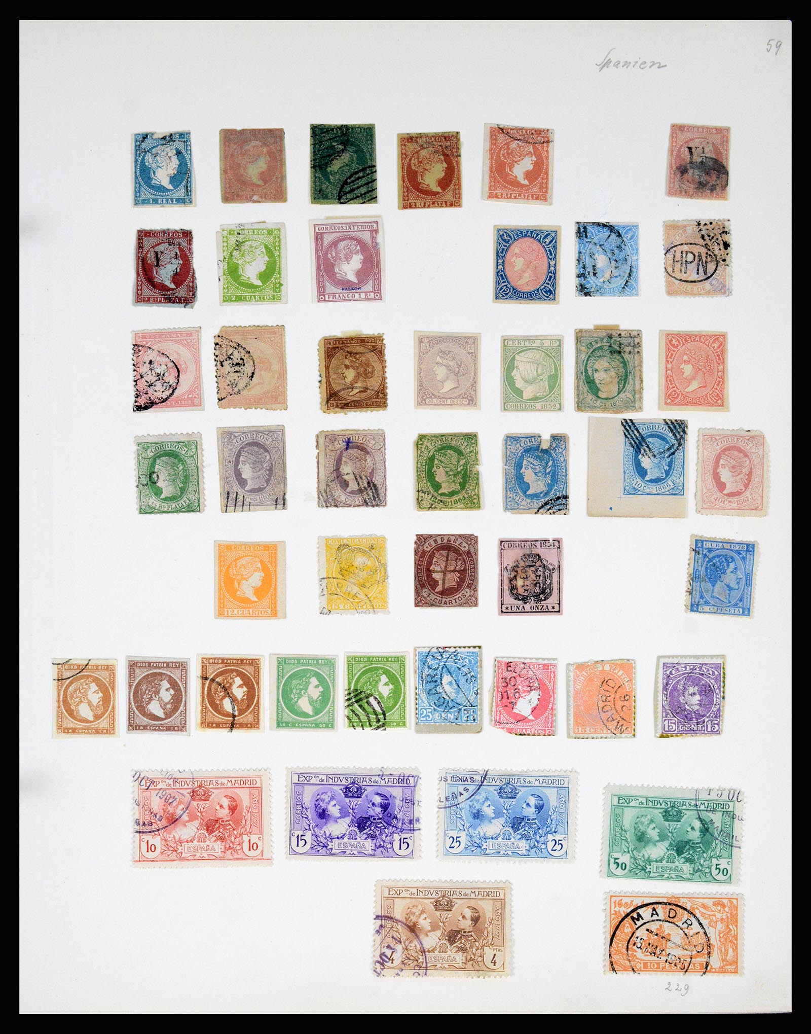 36994 033 - Postzegelverzameling 36994 Wereld vervalsingen 1843-1940.
