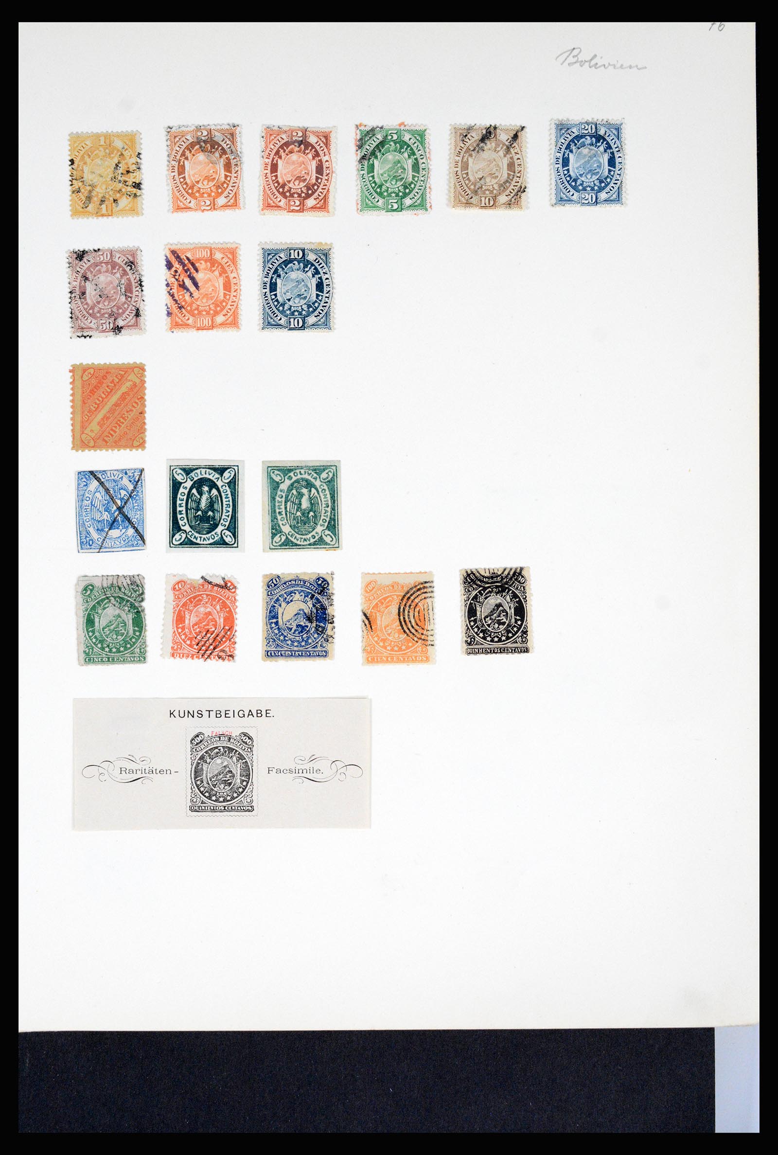 36994 047 - Postzegelverzameling 36994 Wereld vervalsingen 1843-1940.