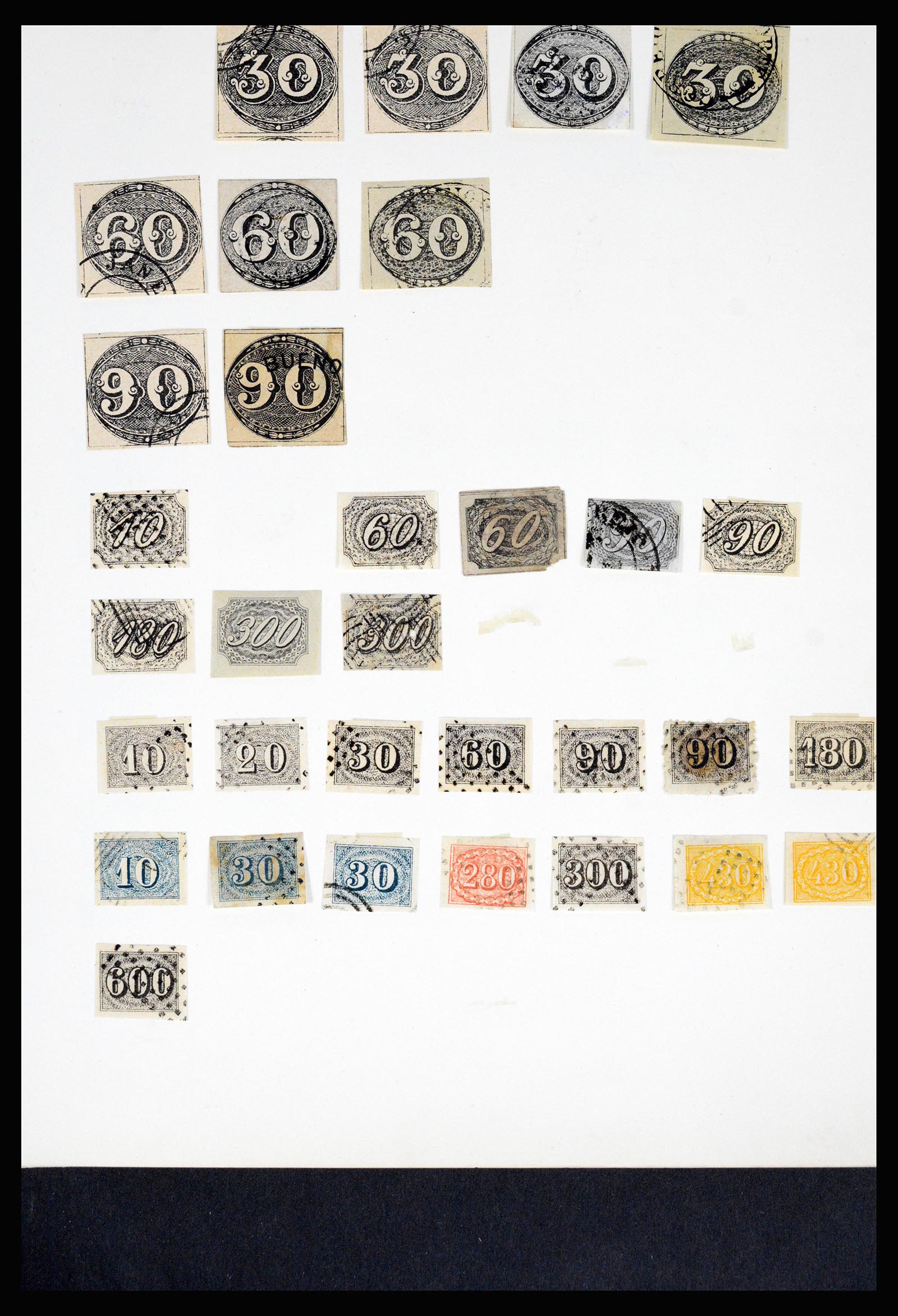 36994 048 - Postzegelverzameling 36994 Wereld vervalsingen 1843-1940.