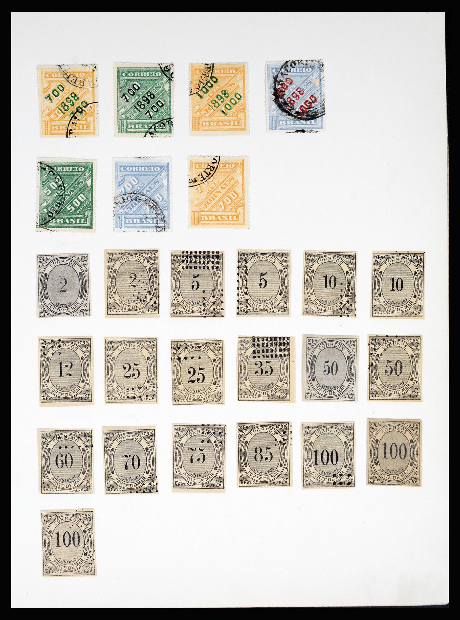 36994 049 - Postzegelverzameling 36994 Wereld vervalsingen 1843-1940.
