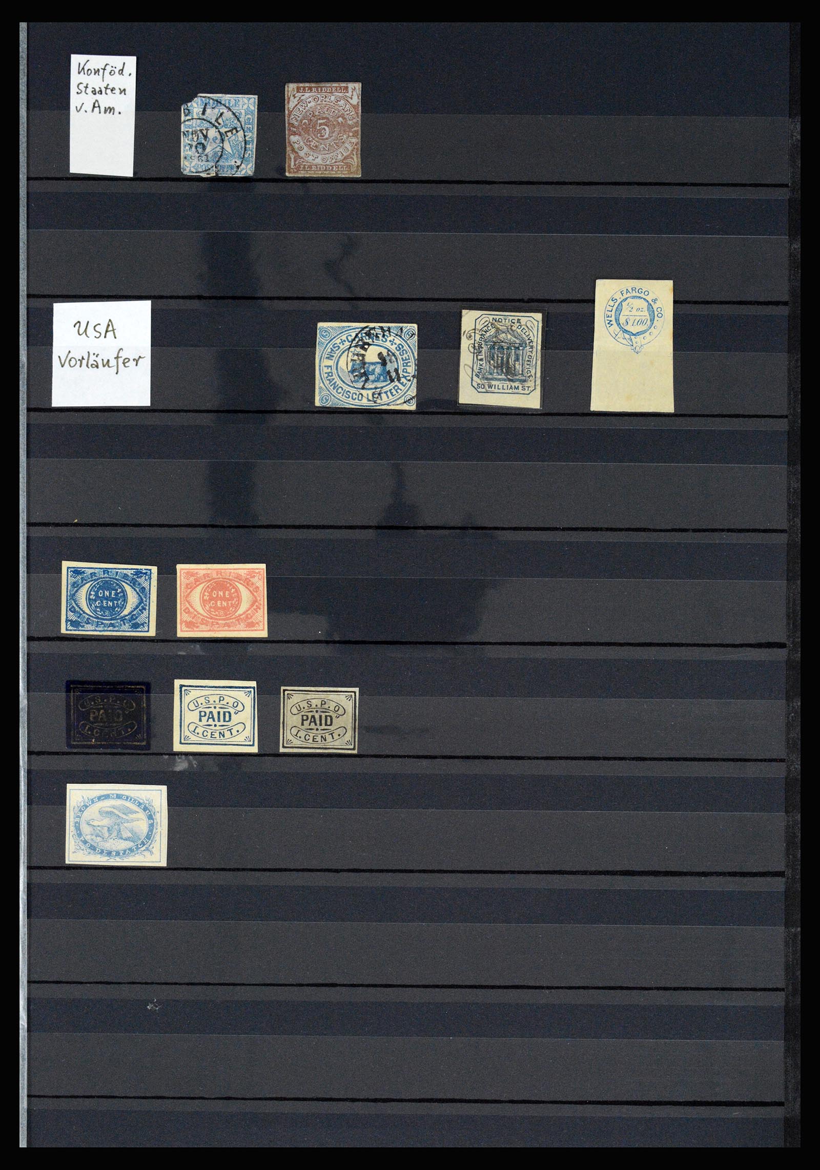 36994 201 - Postzegelverzameling 36994 Wereld vervalsingen 1843-1940.