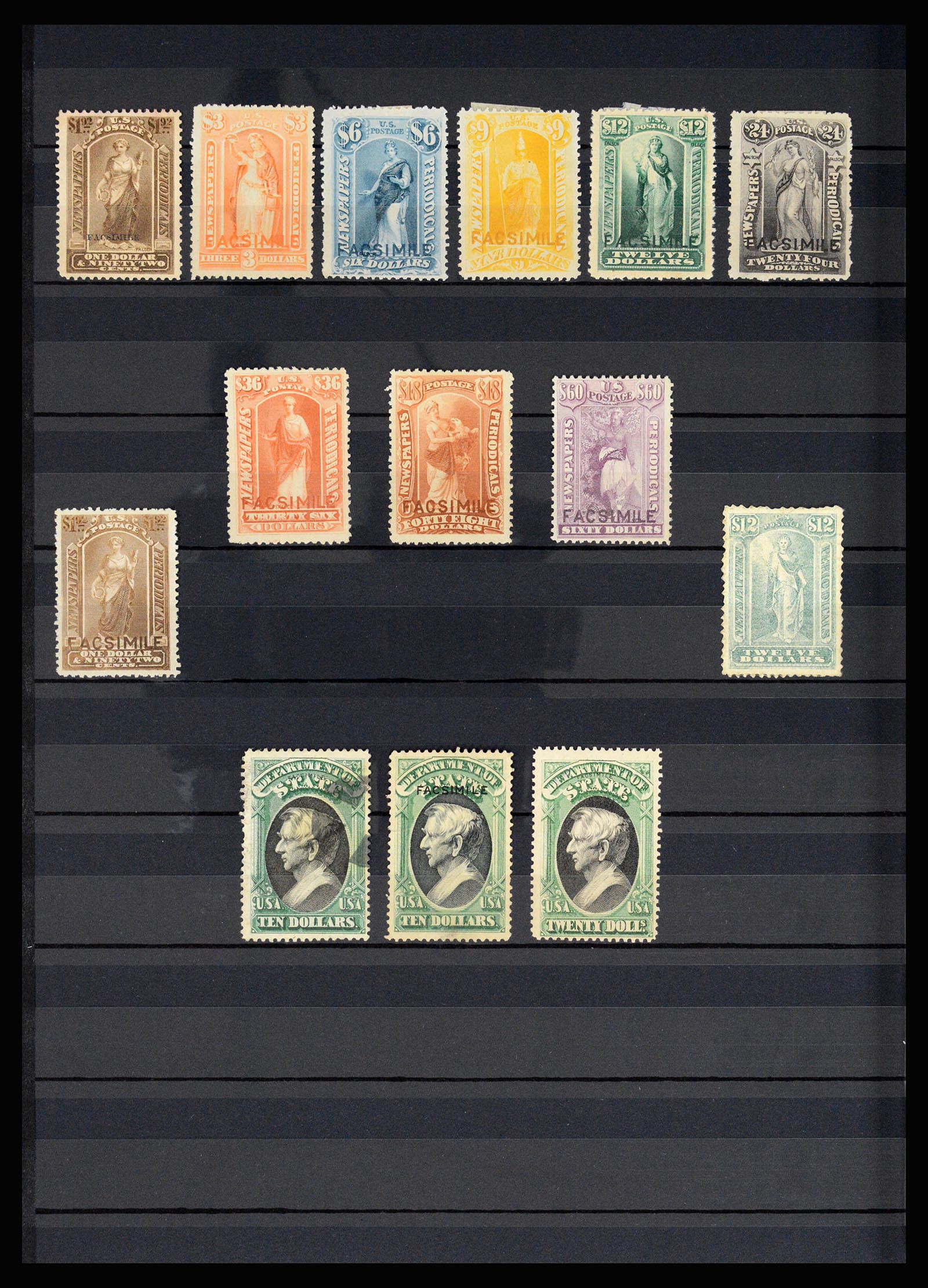 36994 204 - Postzegelverzameling 36994 Wereld vervalsingen 1843-1940.