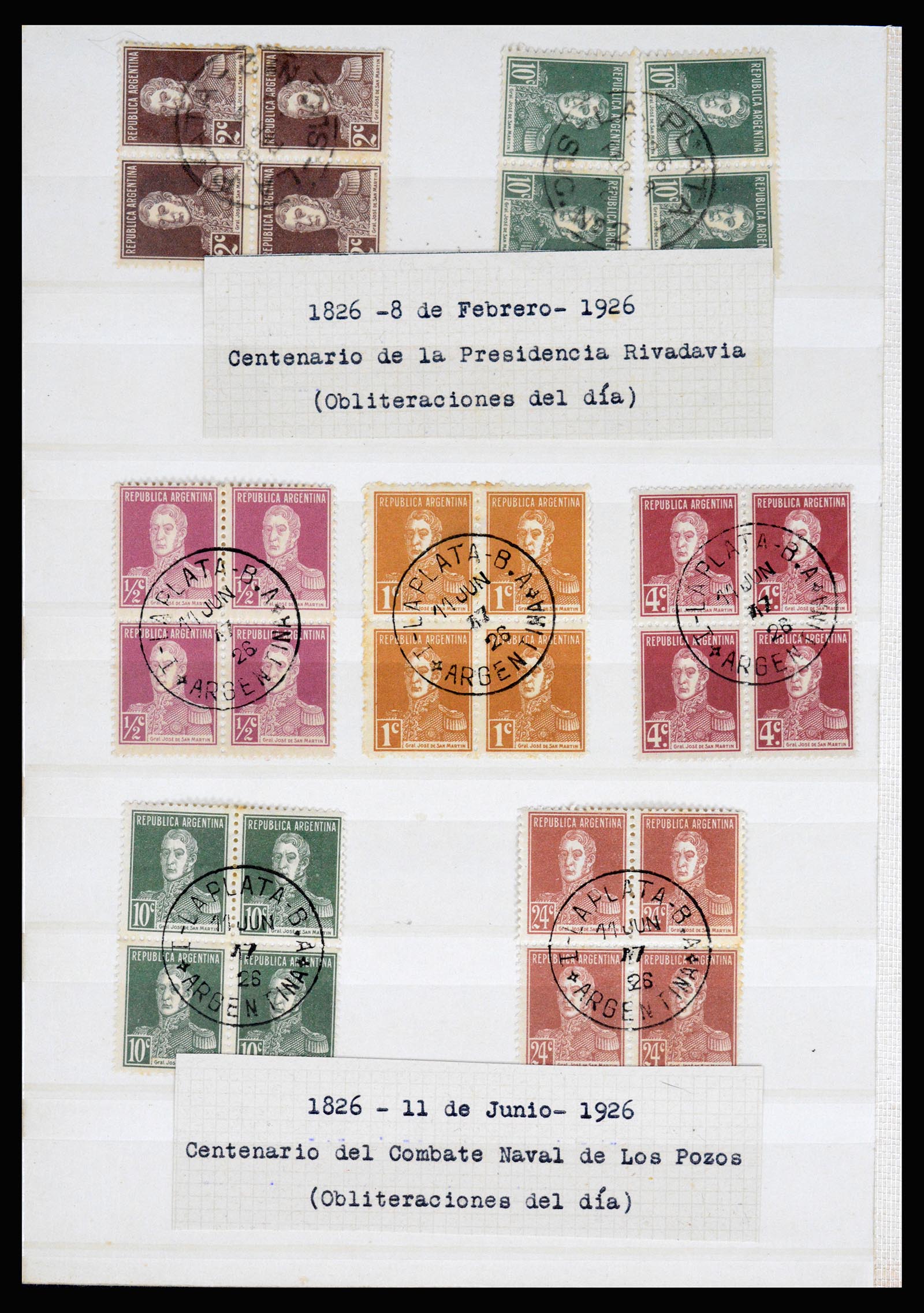 36997 002 - Postzegelverzameling 36997 Argentinië 1858-1998.