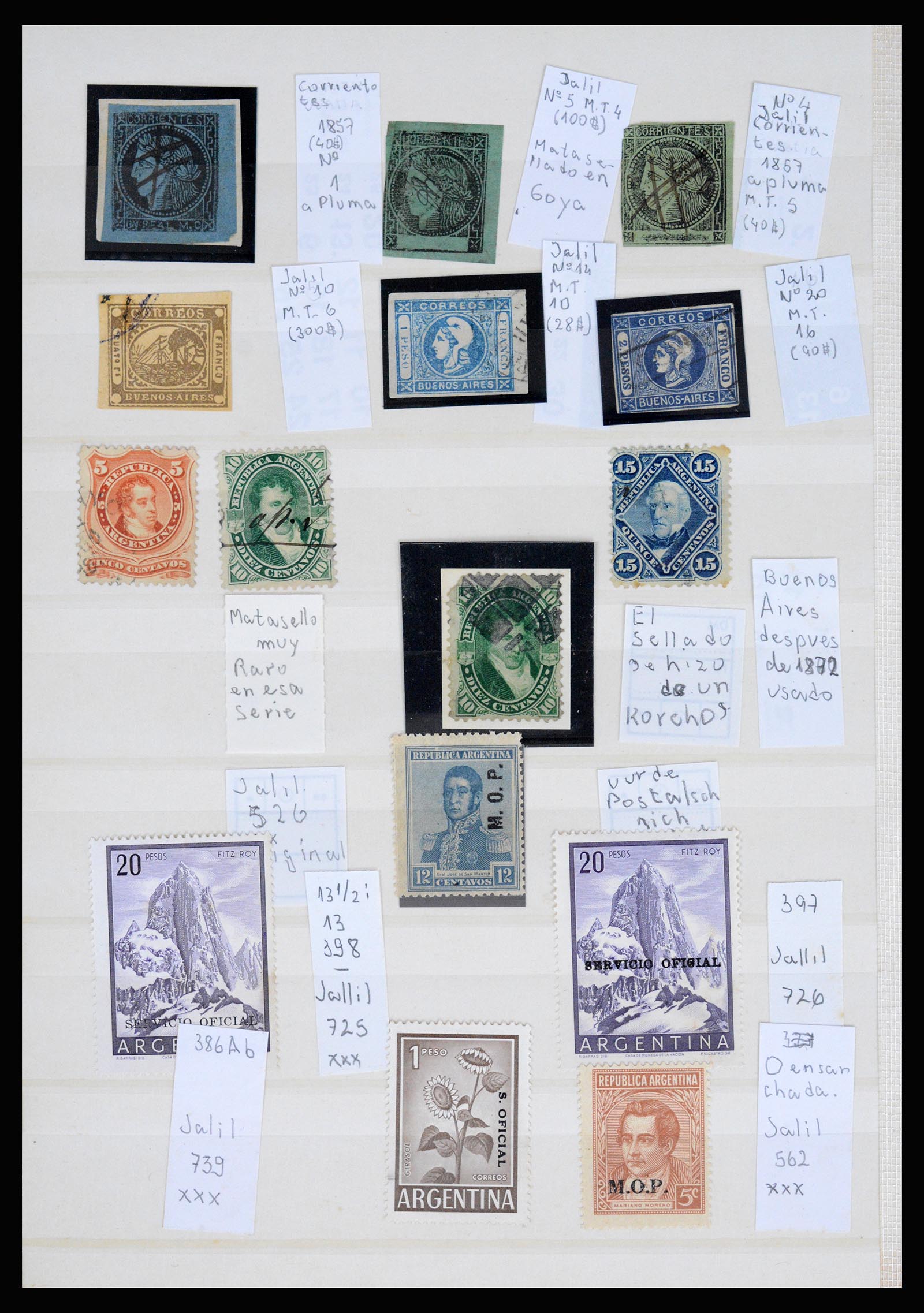 36997 006 - Postzegelverzameling 36997 Argentinië 1858-1998.