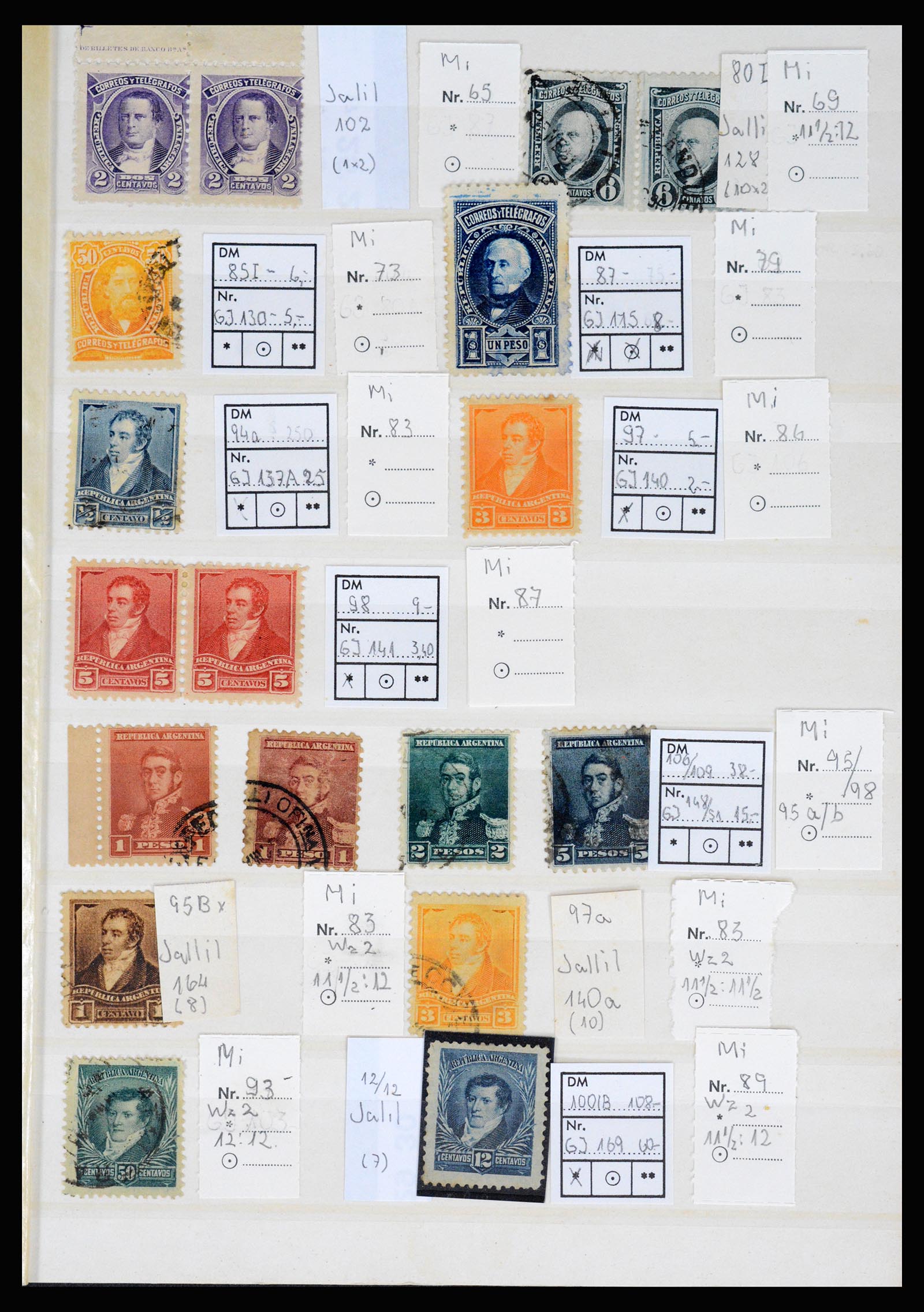 36997 009 - Postzegelverzameling 36997 Argentinië 1858-1998.
