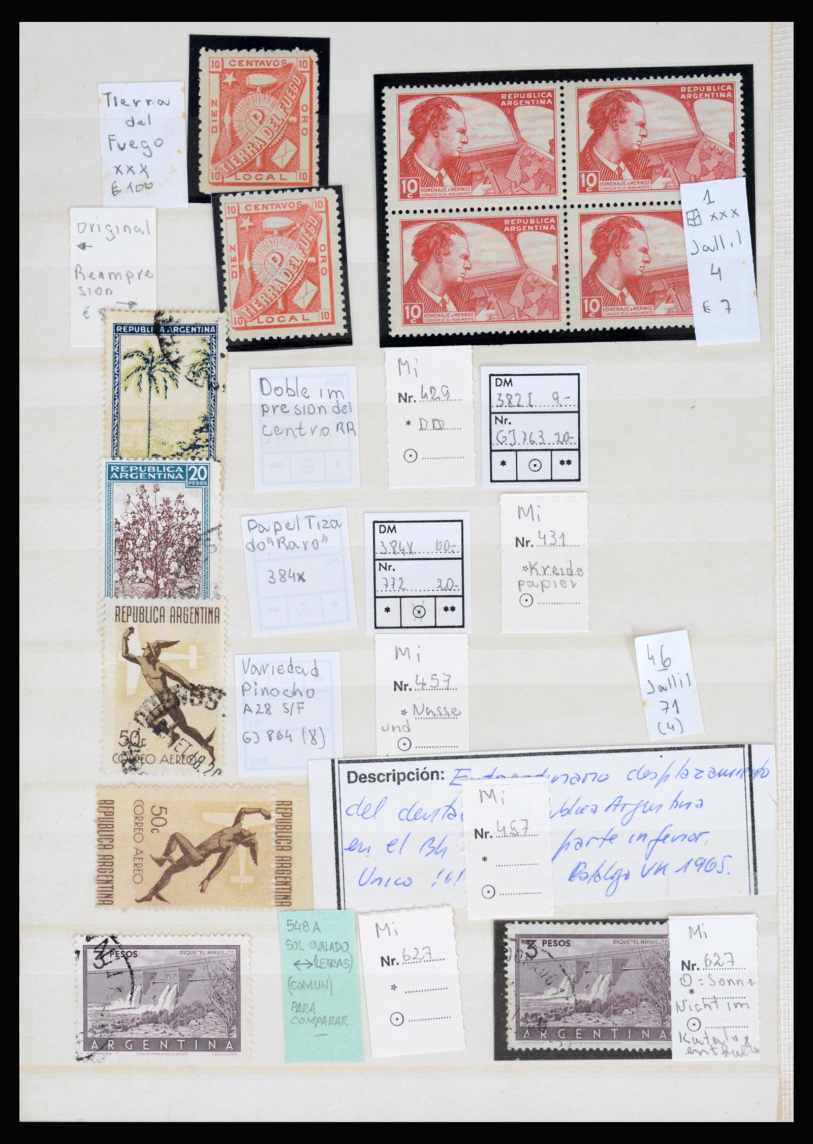 36997 012 - Postzegelverzameling 36997 Argentinië 1858-1998.