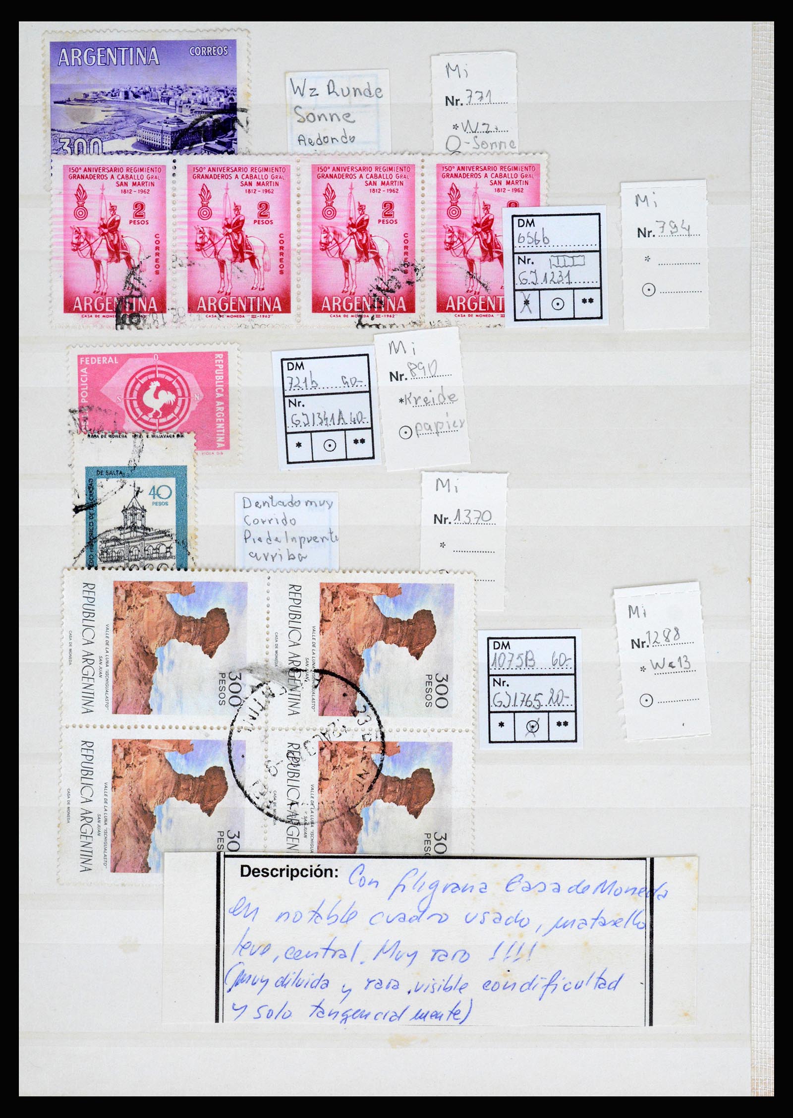 36997 014 - Postzegelverzameling 36997 Argentinië 1858-1998.