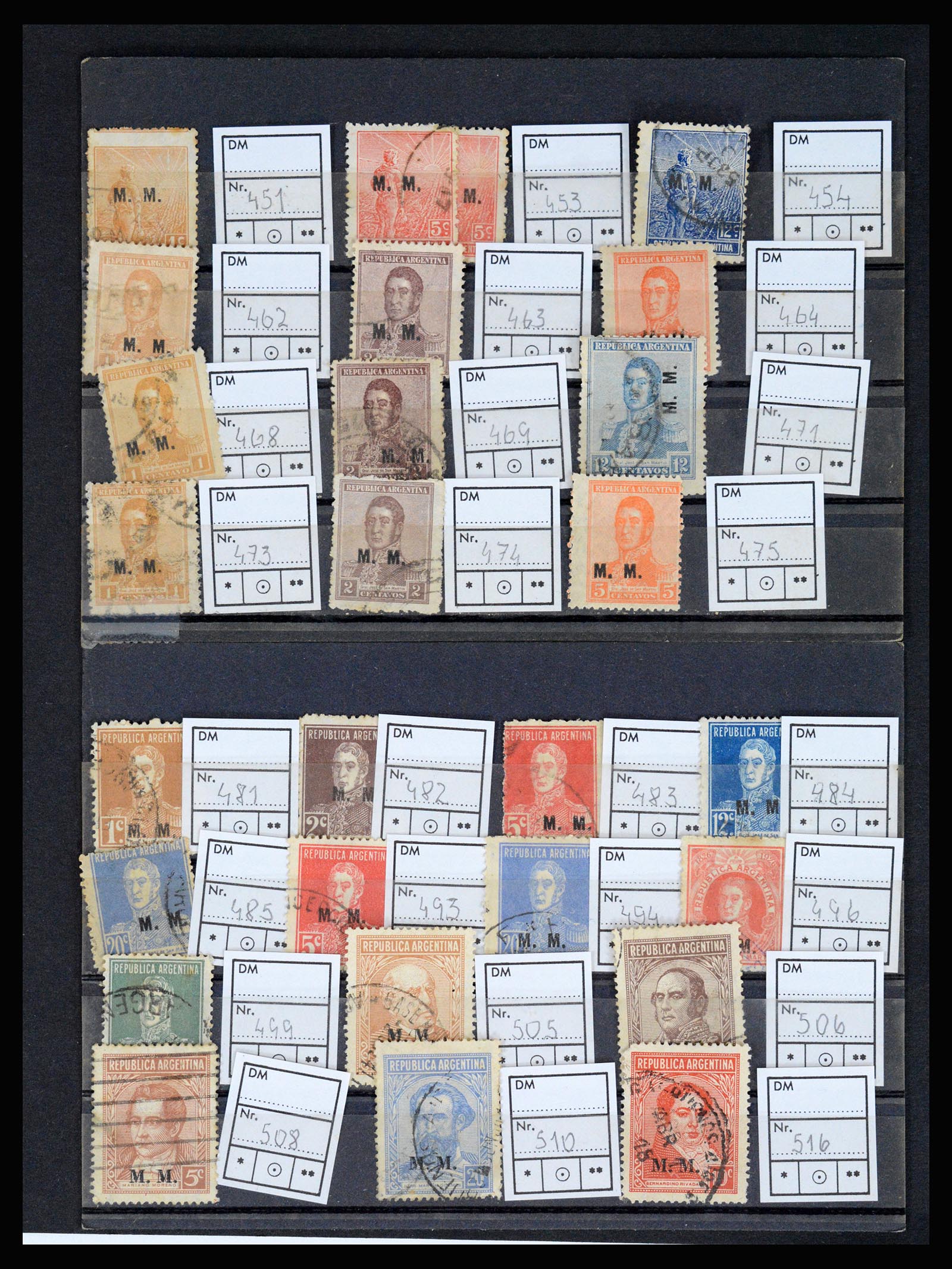 36997 016 - Postzegelverzameling 36997 Argentinië 1858-1998.