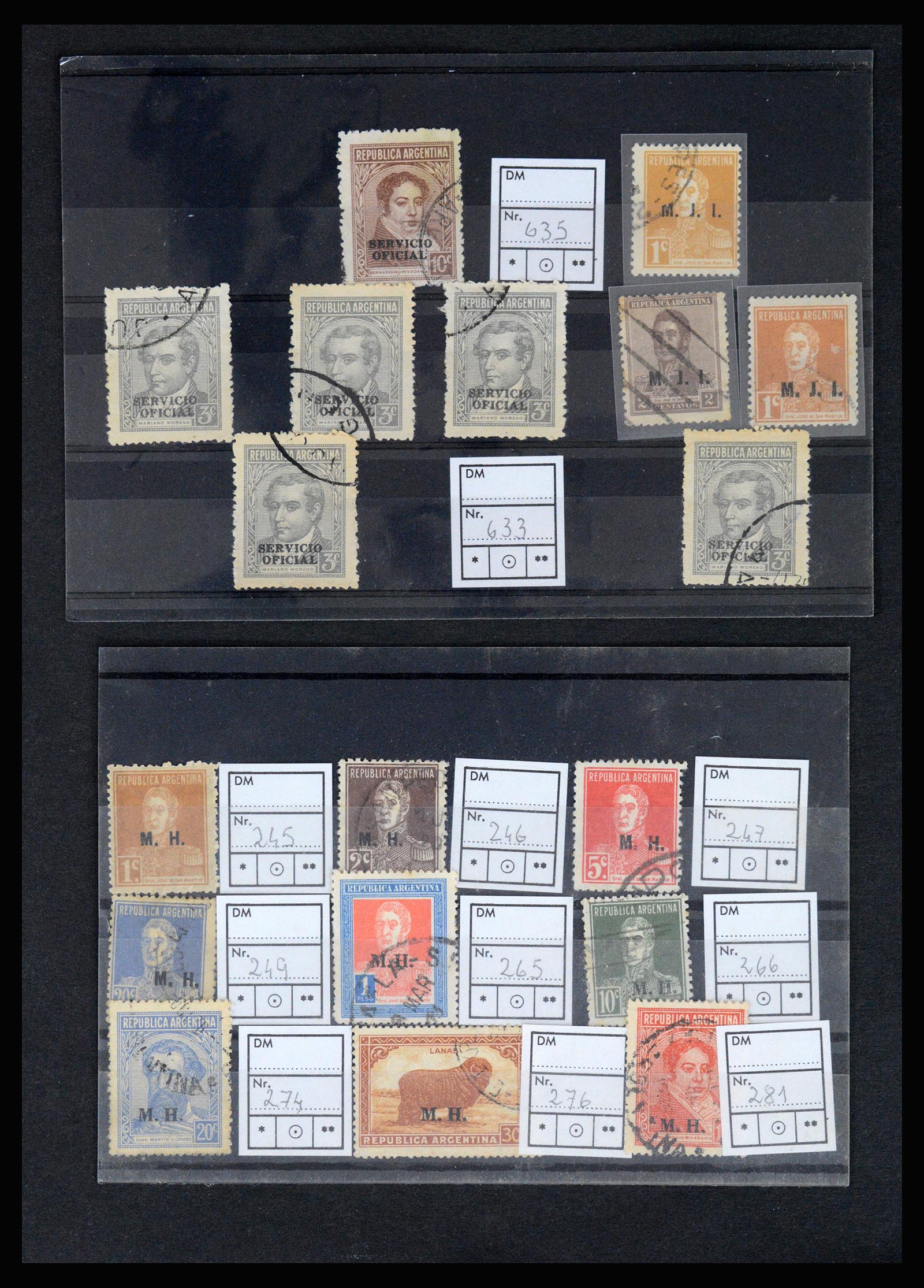 36997 018 - Postzegelverzameling 36997 Argentinië 1858-1998.