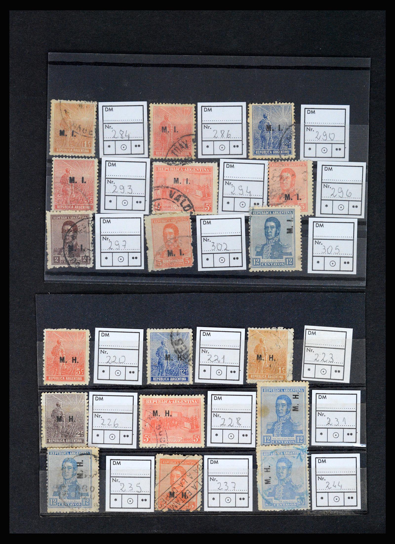 36997 019 - Postzegelverzameling 36997 Argentinië 1858-1998.