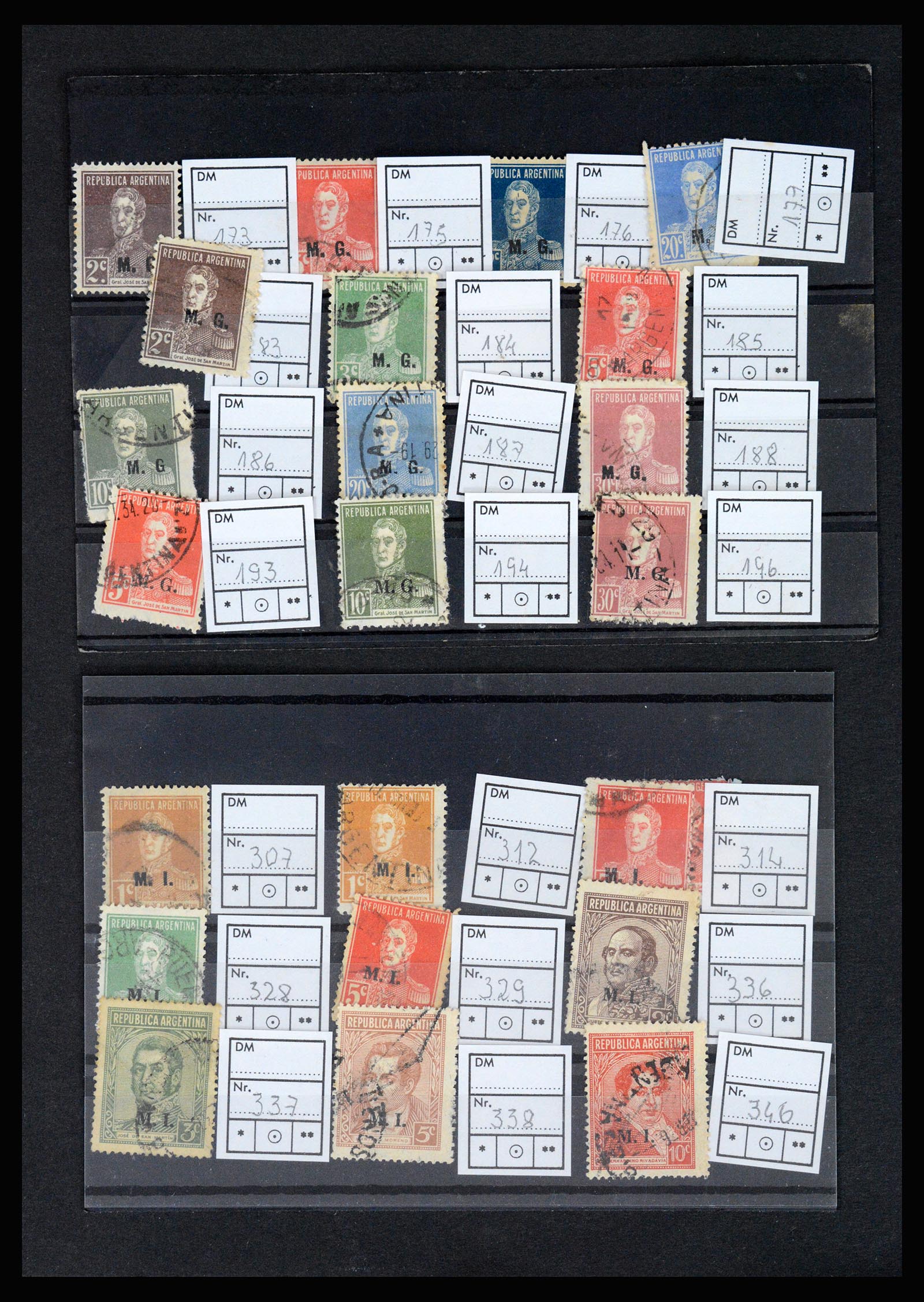 36997 020 - Postzegelverzameling 36997 Argentinië 1858-1998.