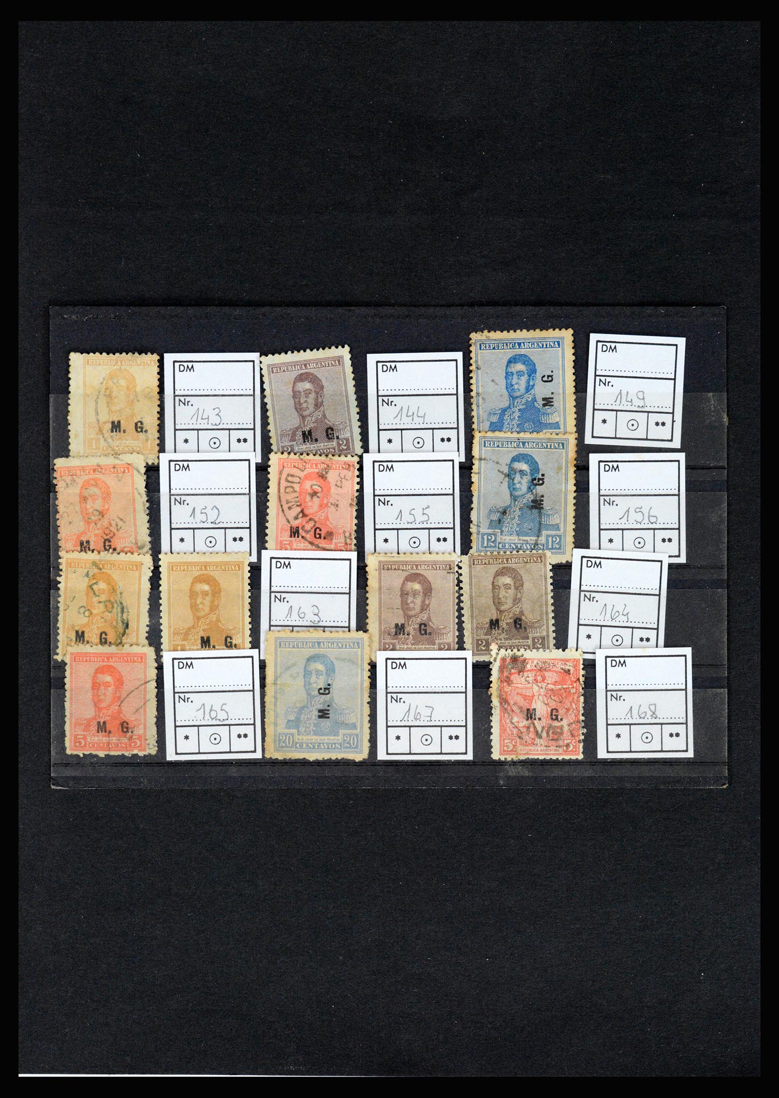 36997 024 - Postzegelverzameling 36997 Argentinië 1858-1998.