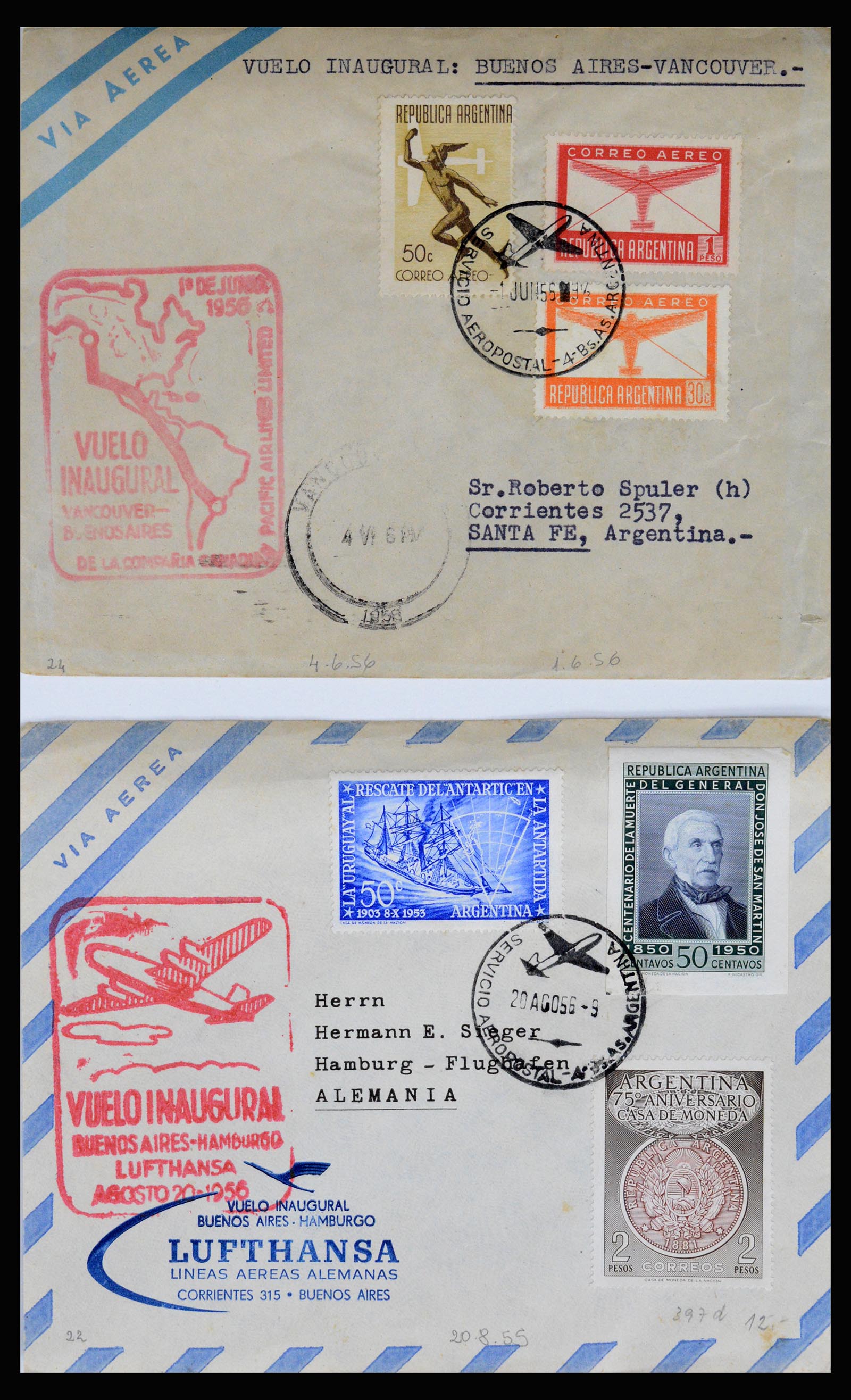 36997 035 - Postzegelverzameling 36997 Argentinië 1858-1998.