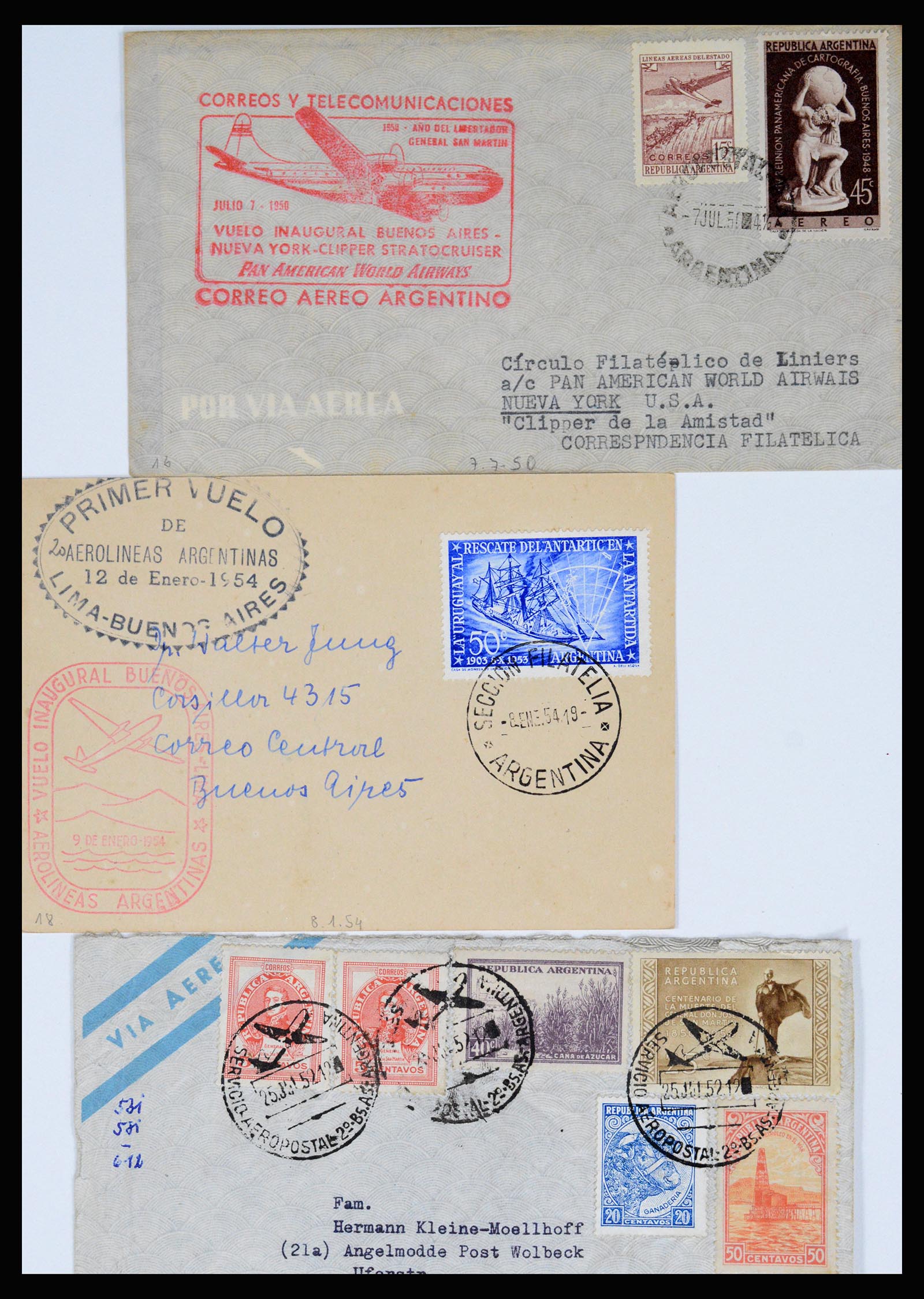 36997 041 - Postzegelverzameling 36997 Argentinië 1858-1998.