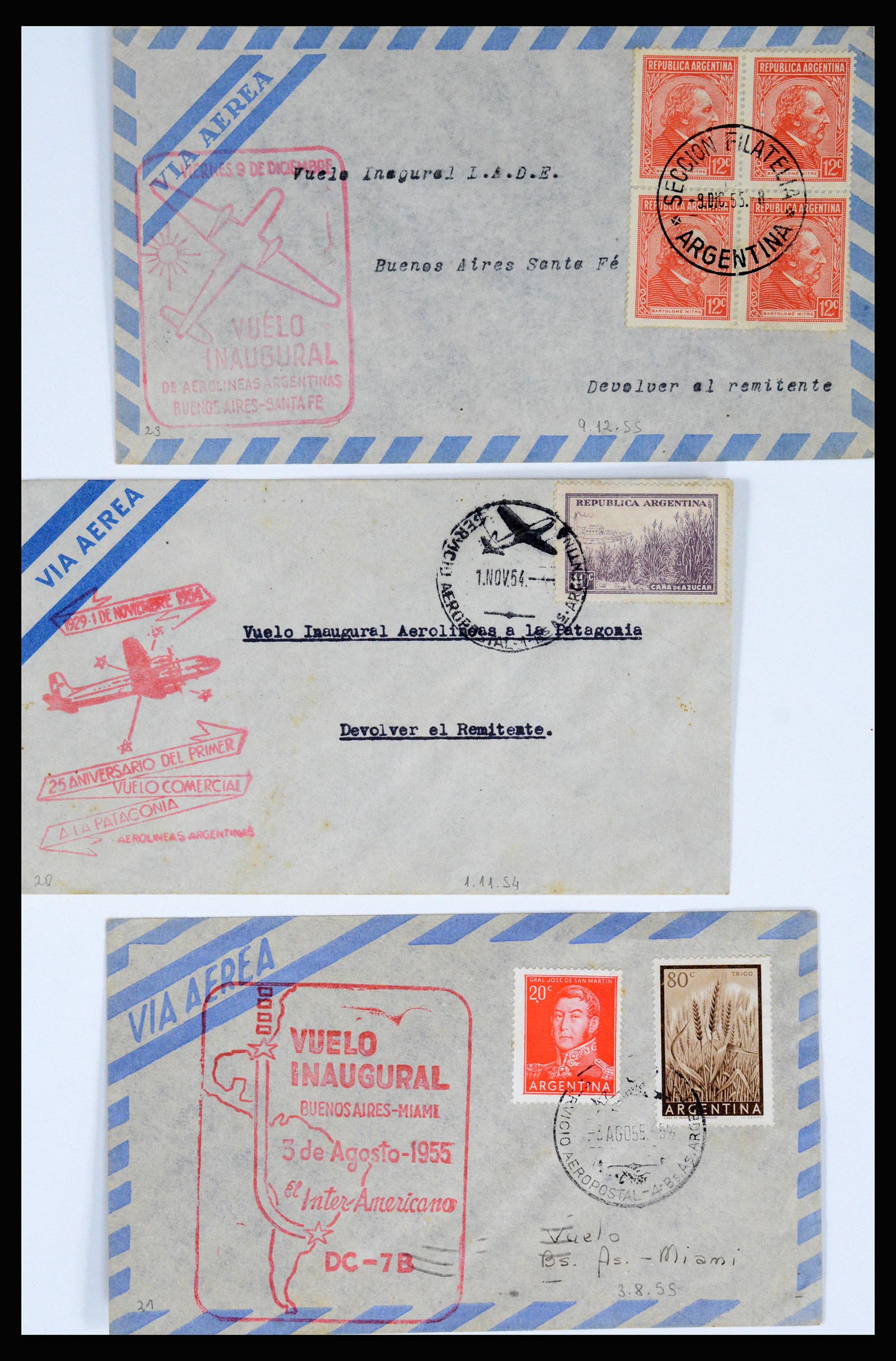 36997 043 - Postzegelverzameling 36997 Argentinië 1858-1998.