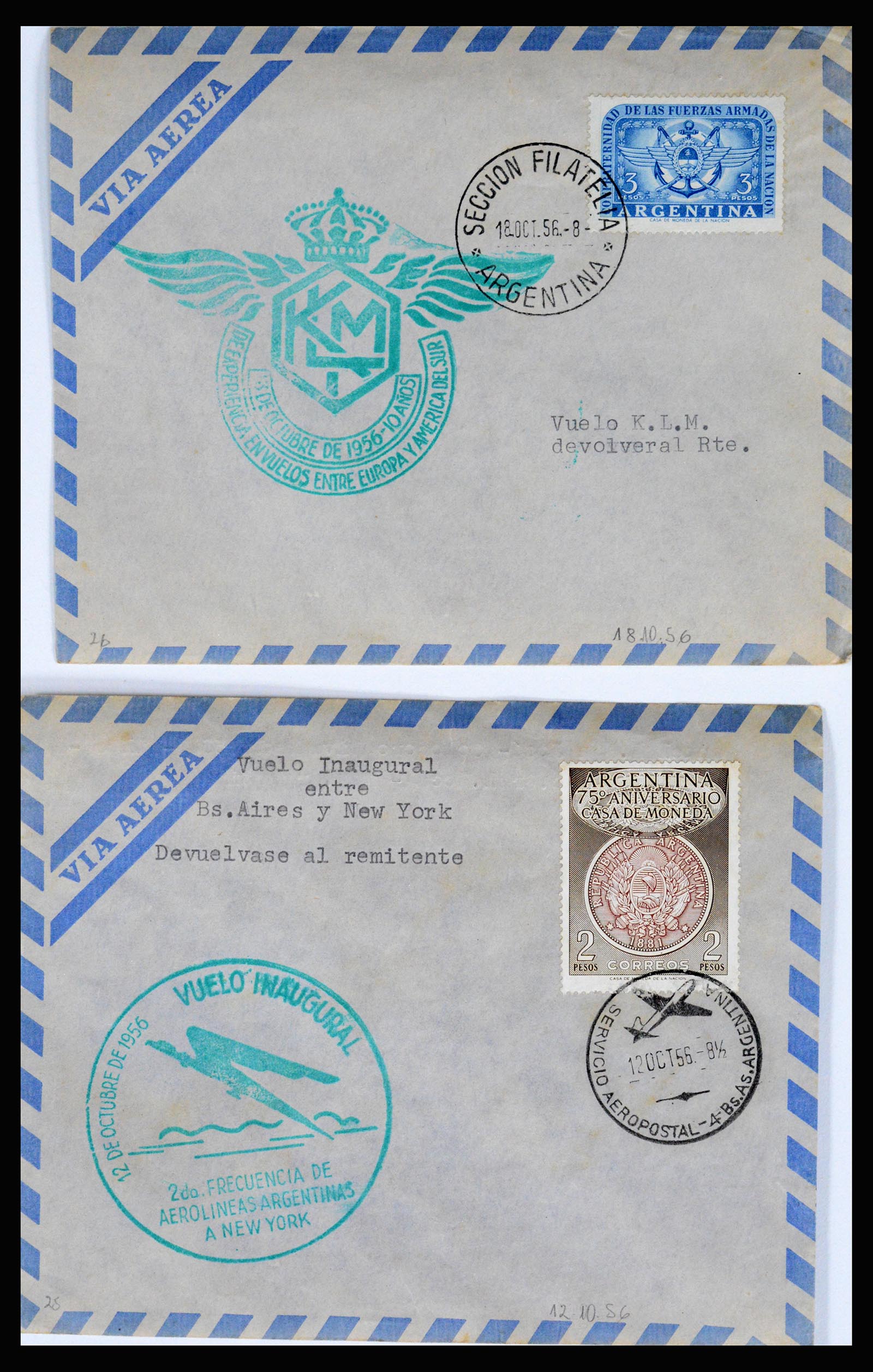 36997 045 - Postzegelverzameling 36997 Argentinië 1858-1998.