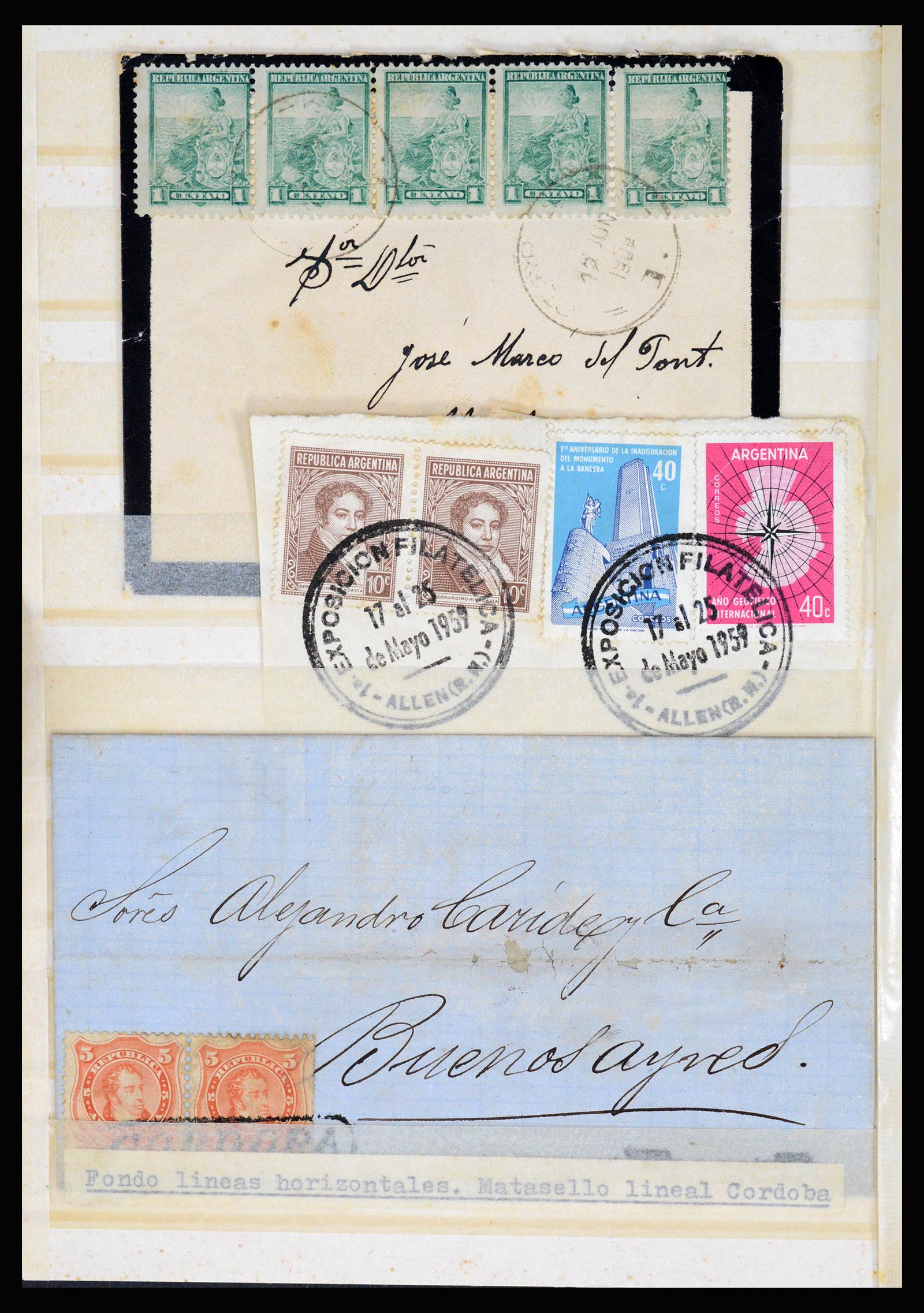 36997 054 - Postzegelverzameling 36997 Argentinië 1858-1998.