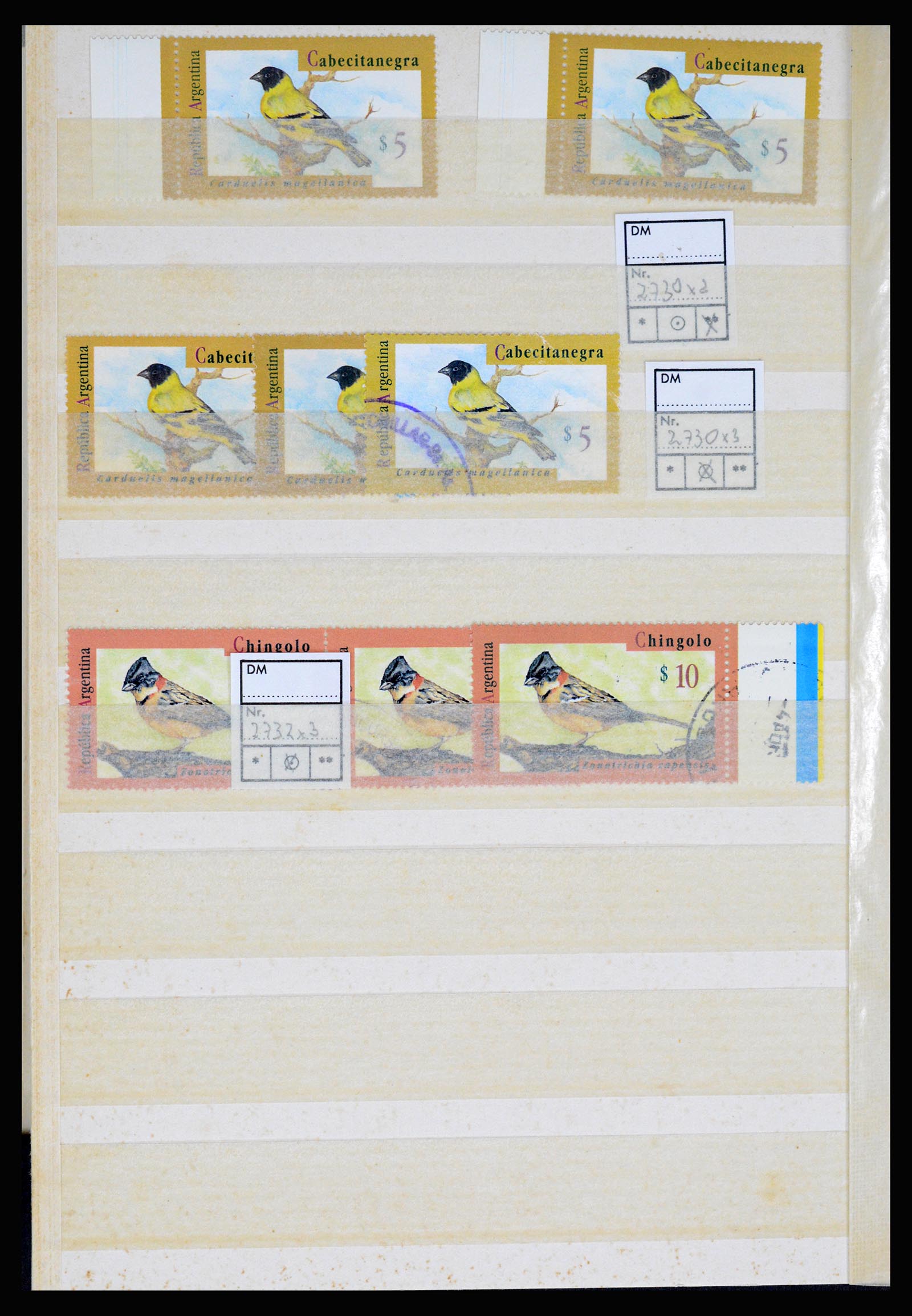 36997 056 - Postzegelverzameling 36997 Argentinië 1858-1998.