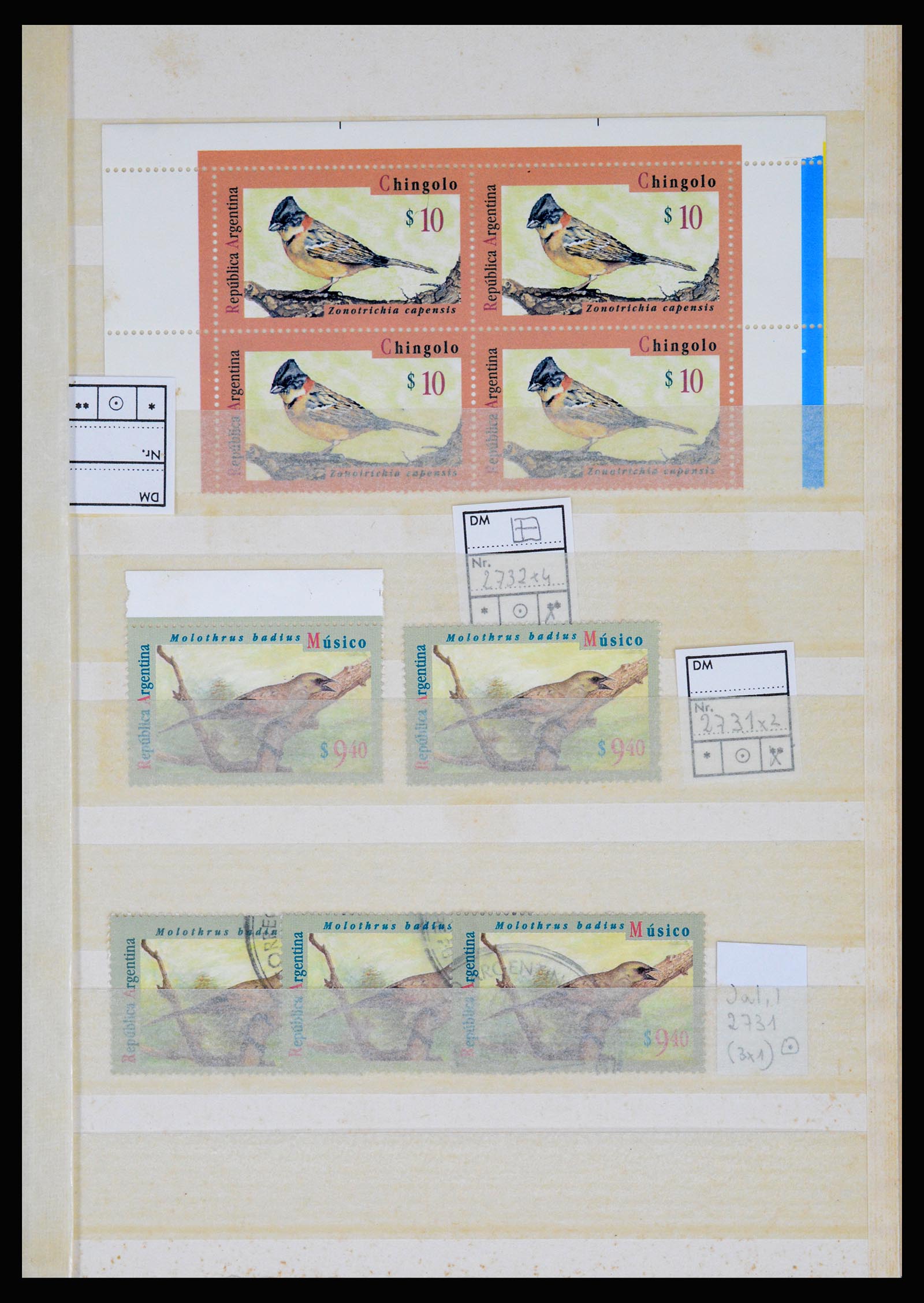 36997 057 - Postzegelverzameling 36997 Argentinië 1858-1998.