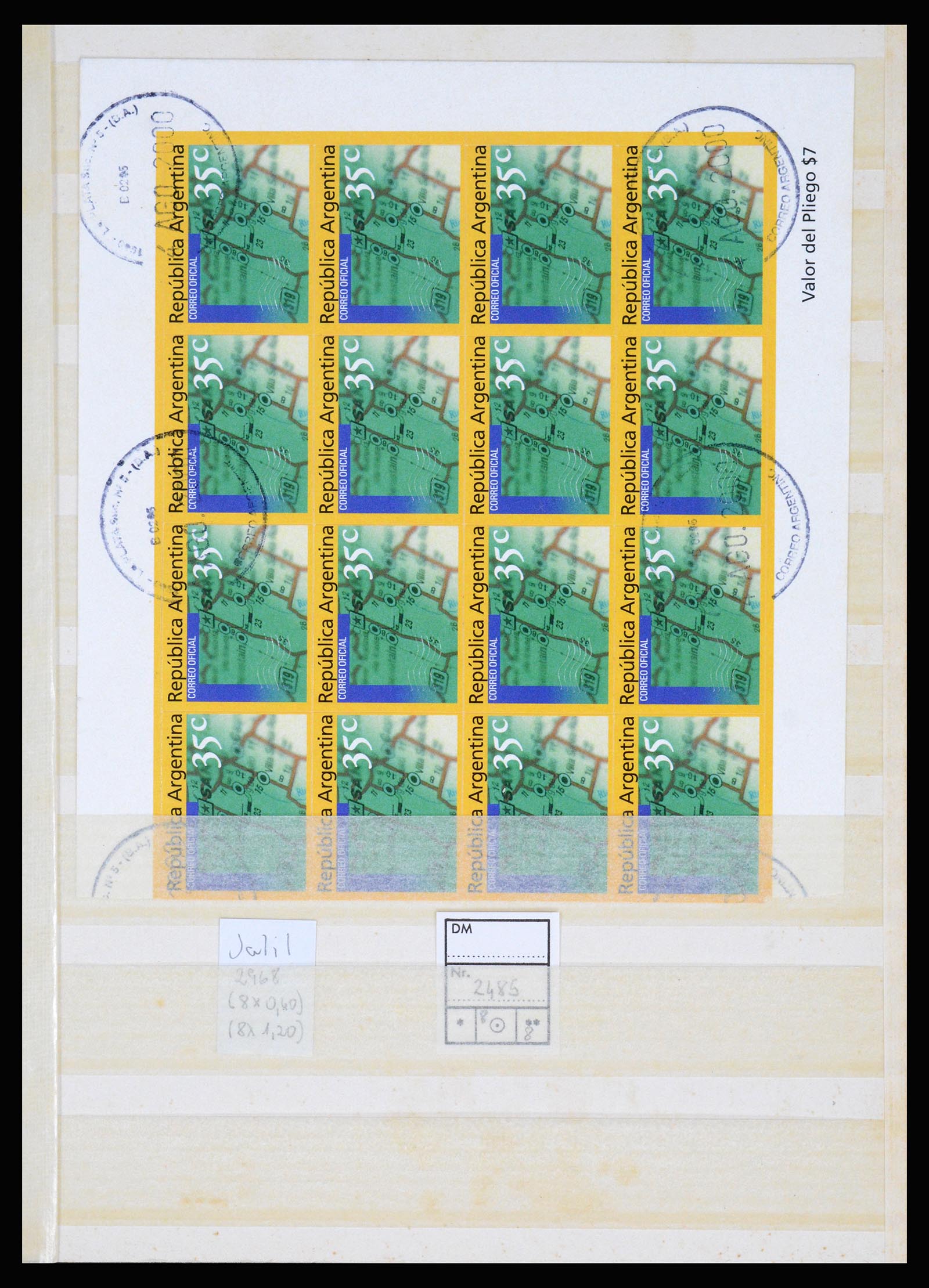 36997 059 - Postzegelverzameling 36997 Argentinië 1858-1998.