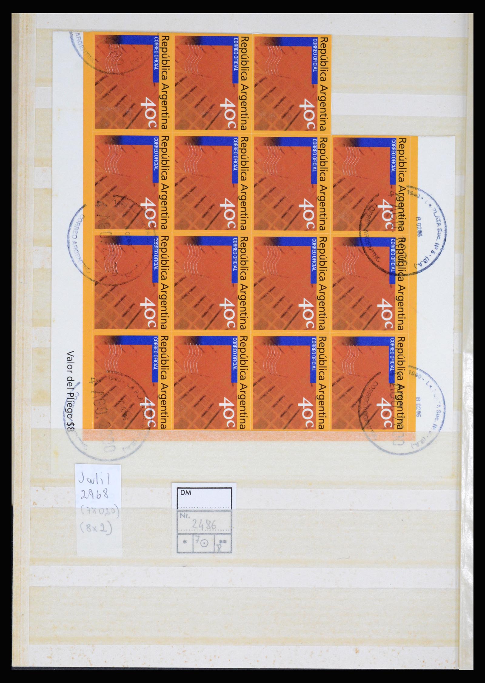 36997 060 - Postzegelverzameling 36997 Argentinië 1858-1998.