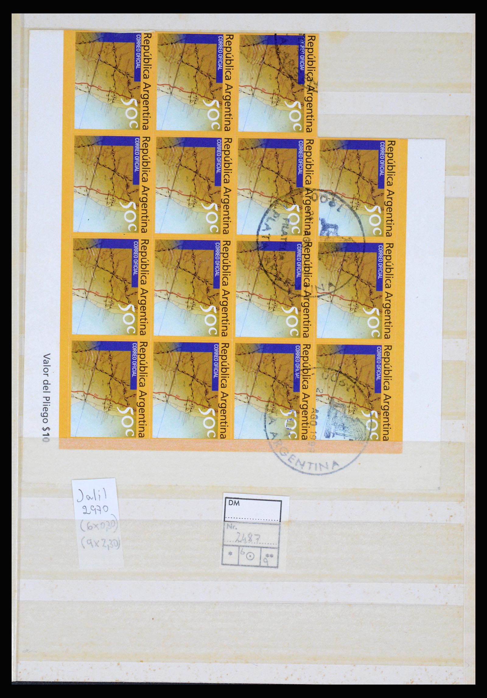 36997 061 - Postzegelverzameling 36997 Argentinië 1858-1998.