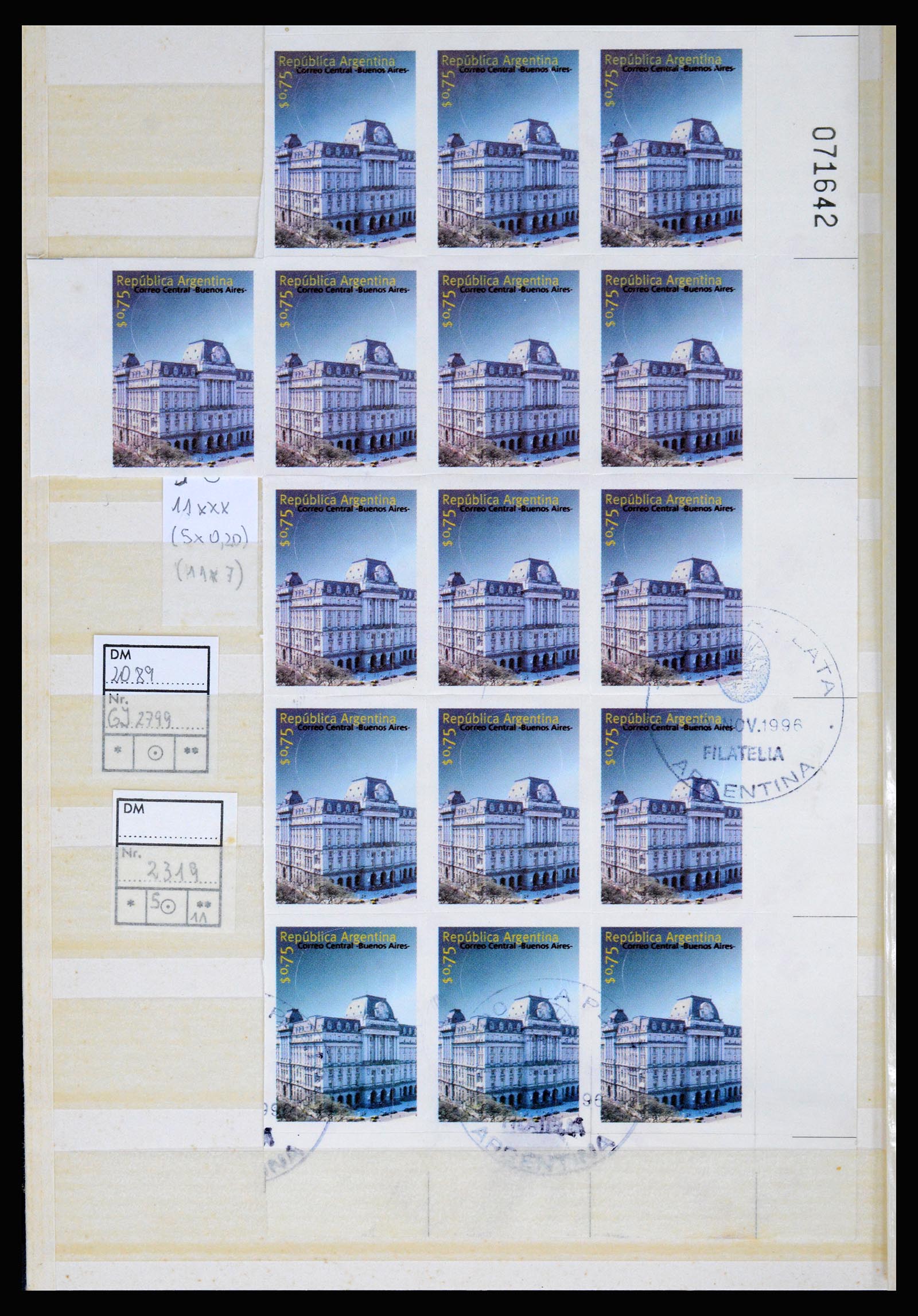 36997 062 - Postzegelverzameling 36997 Argentinië 1858-1998.