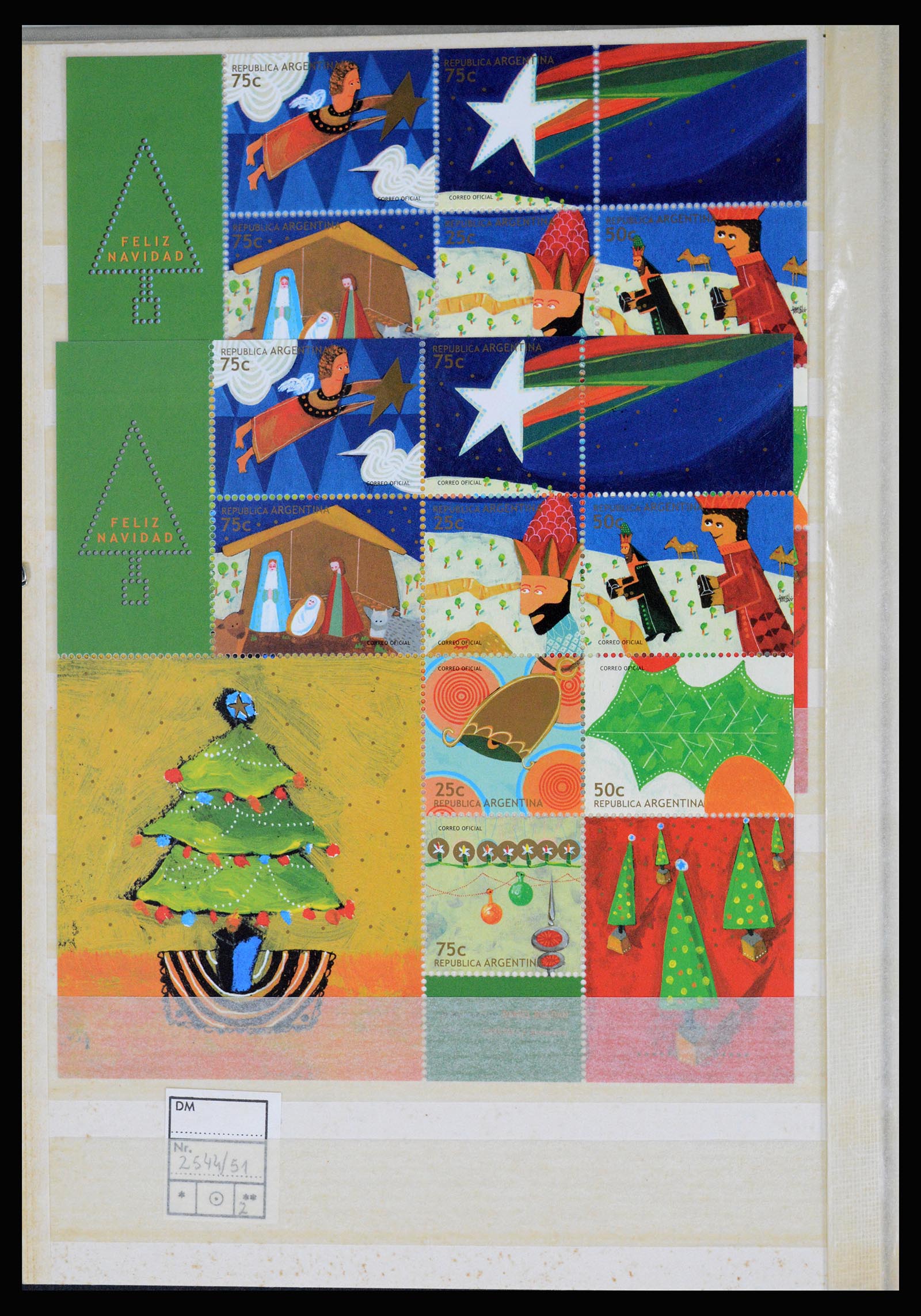 36997 064 - Postzegelverzameling 36997 Argentinië 1858-1998.
