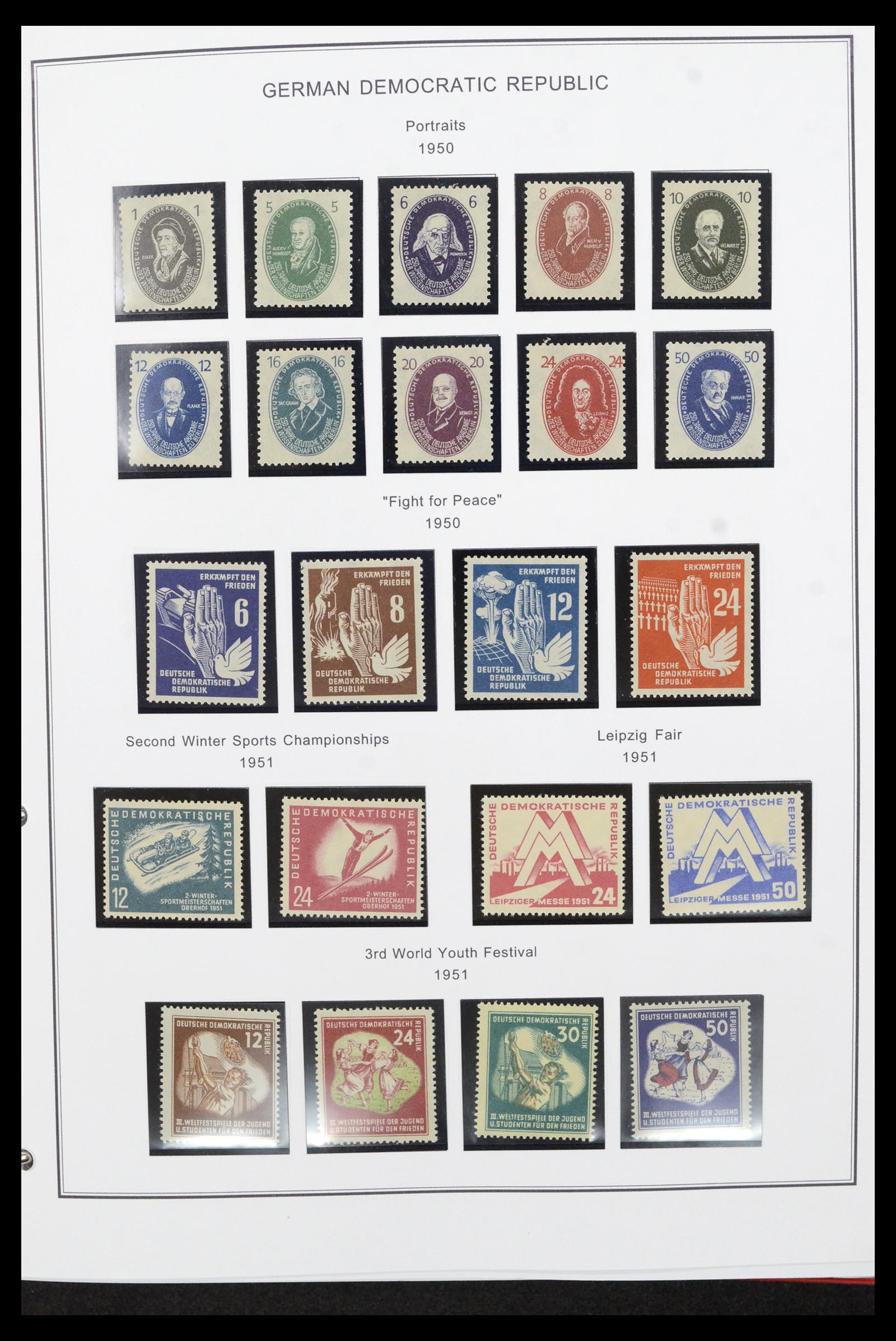 36998 002 - Stamp collection 36998 GDR 1949-1990.