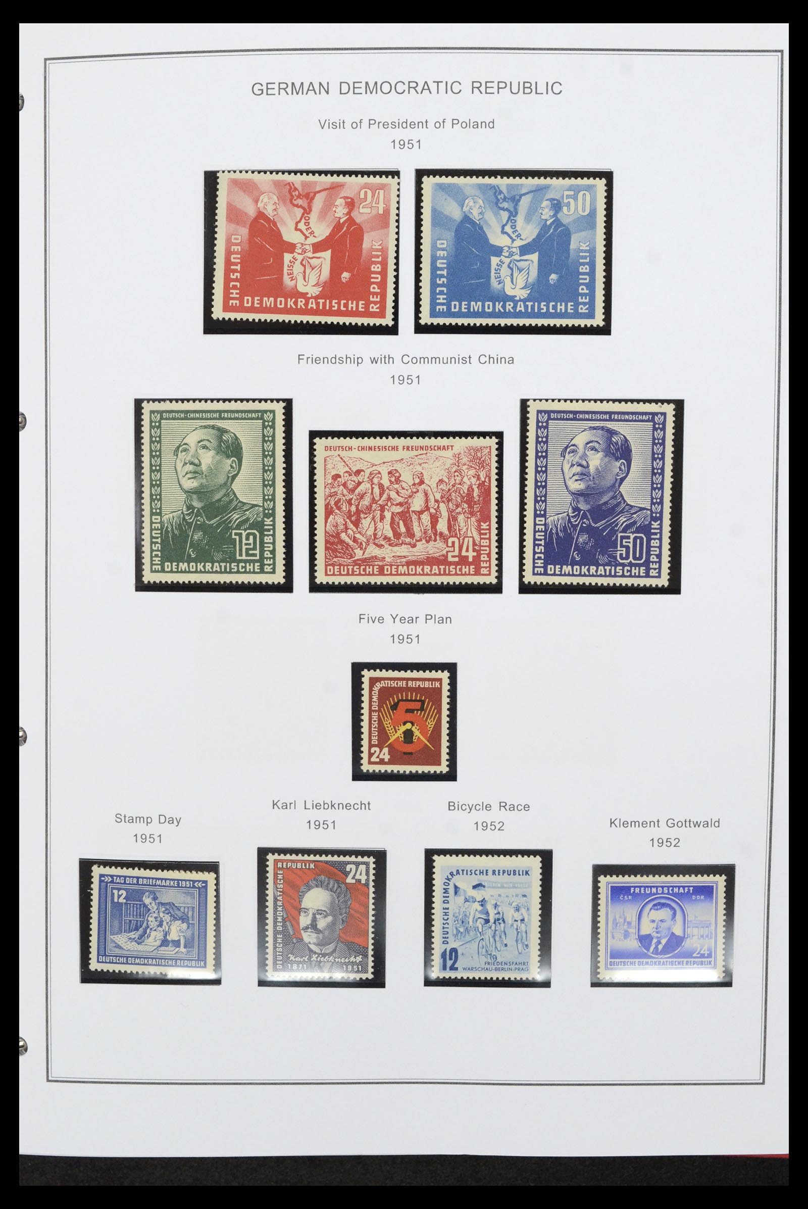 36998 003 - Stamp collection 36998 GDR 1949-1990.