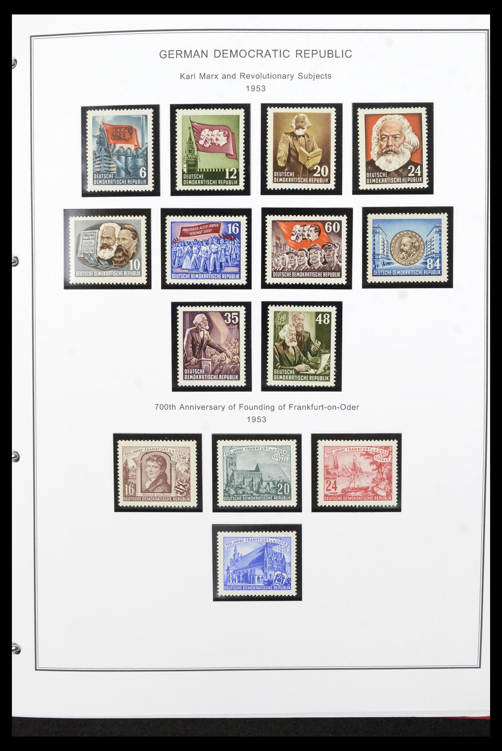 36998 007 - Stamp collection 36998 GDR 1949-1990.
