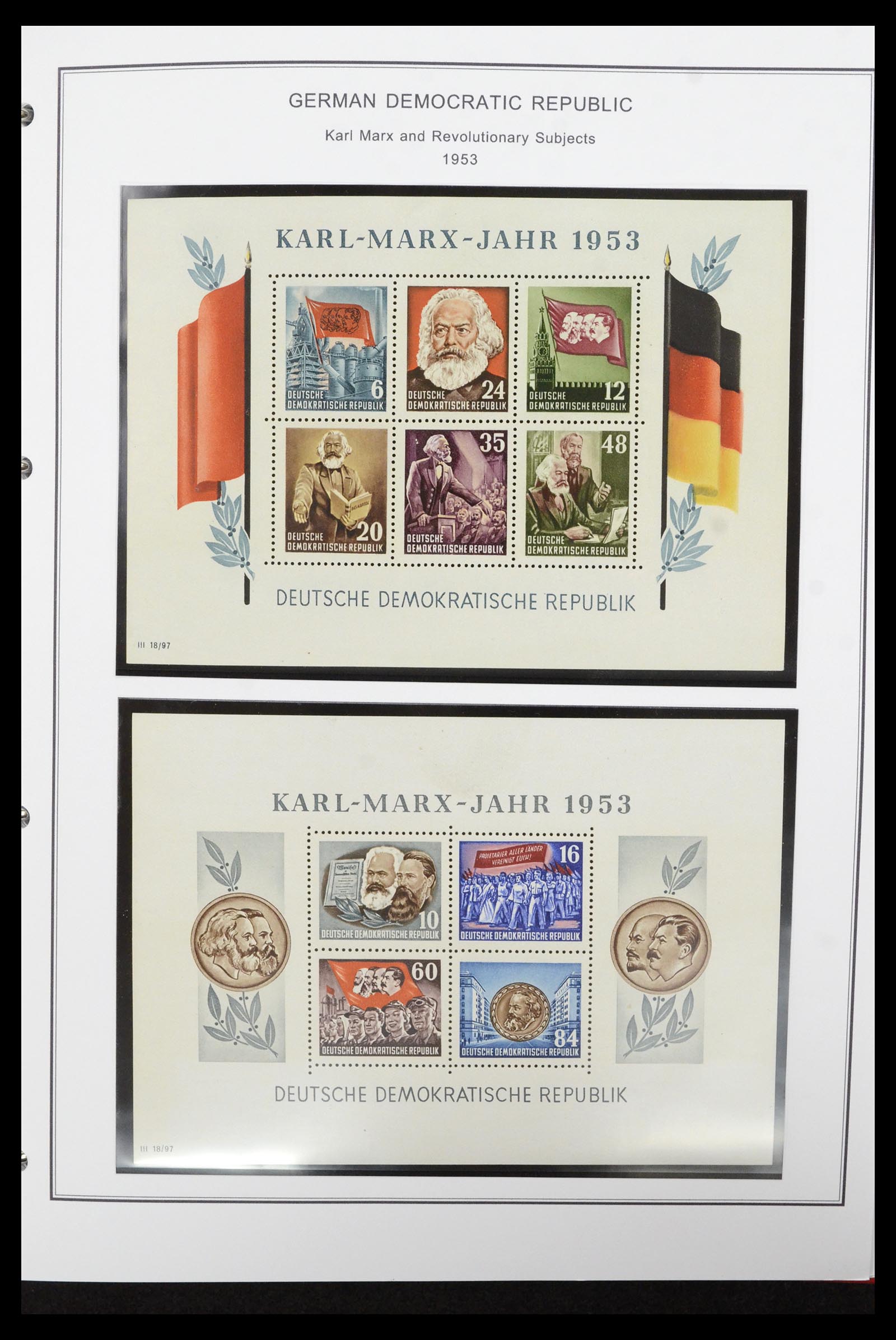 36998 008 - Stamp collection 36998 GDR 1949-1990.