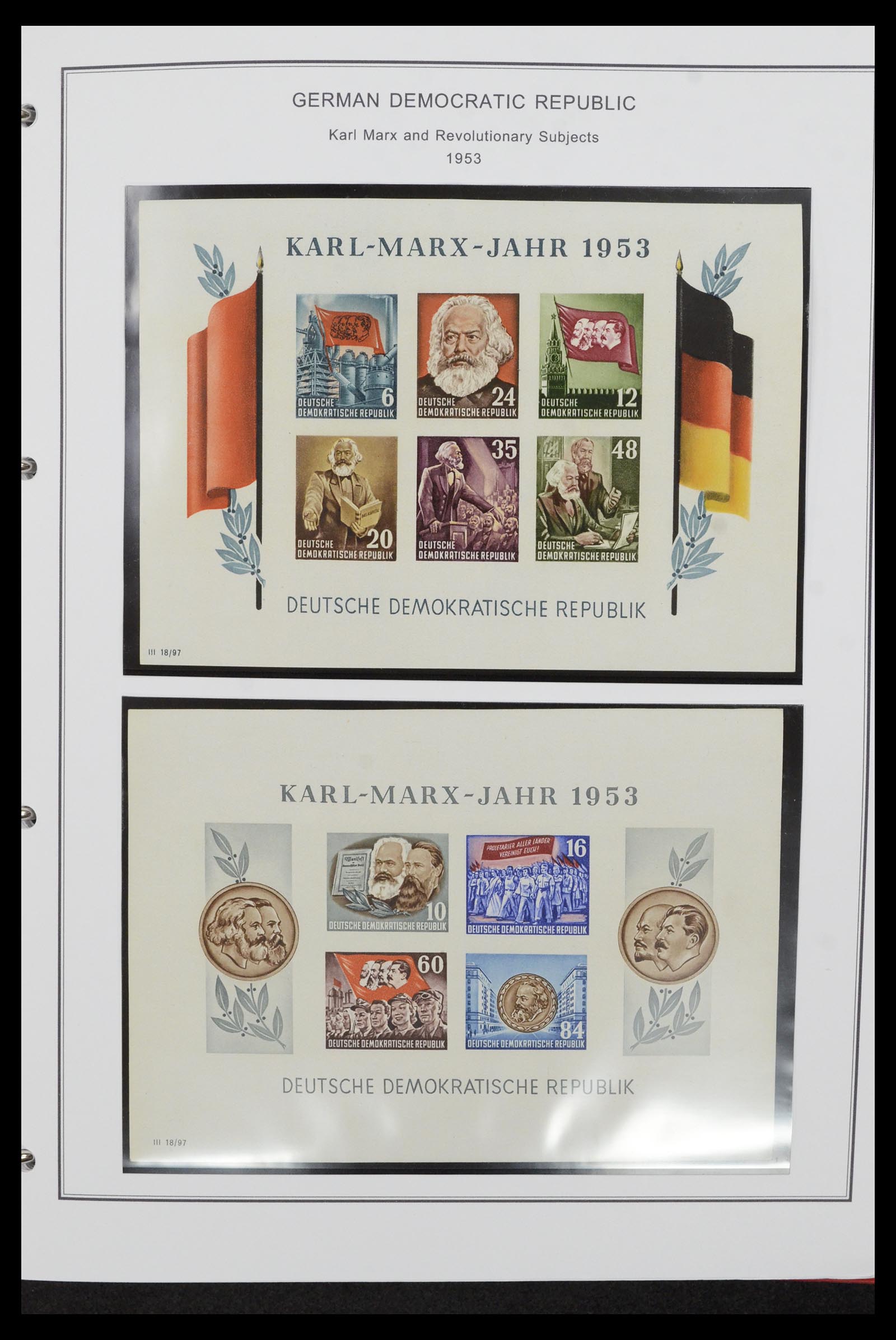 36998 009 - Stamp collection 36998 GDR 1949-1990.