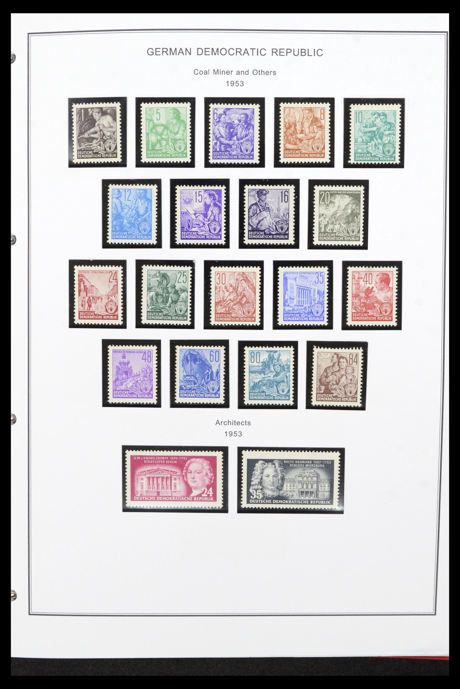 36998 010 - Stamp collection 36998 GDR 1949-1990.