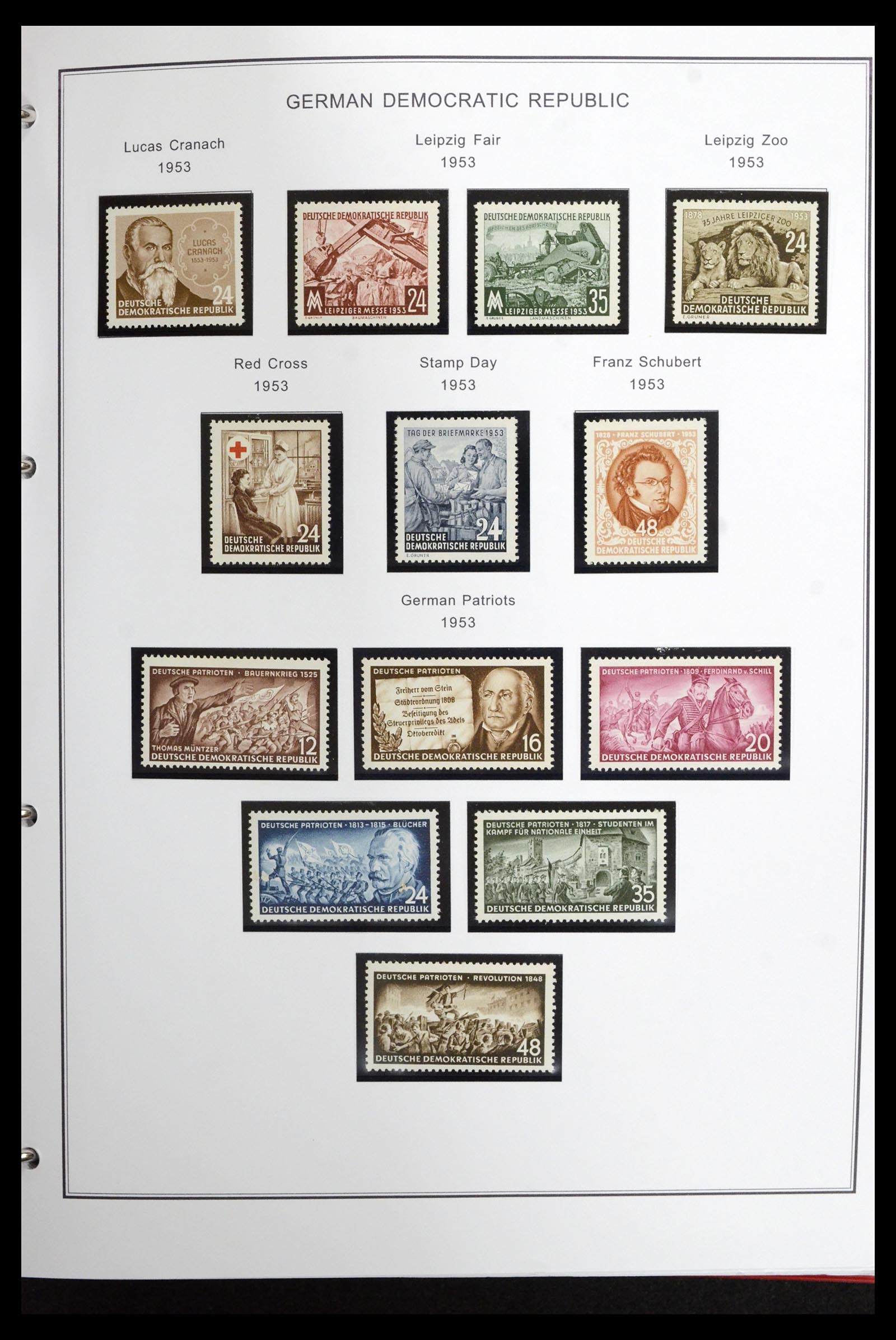 36998 011 - Stamp collection 36998 GDR 1949-1990.