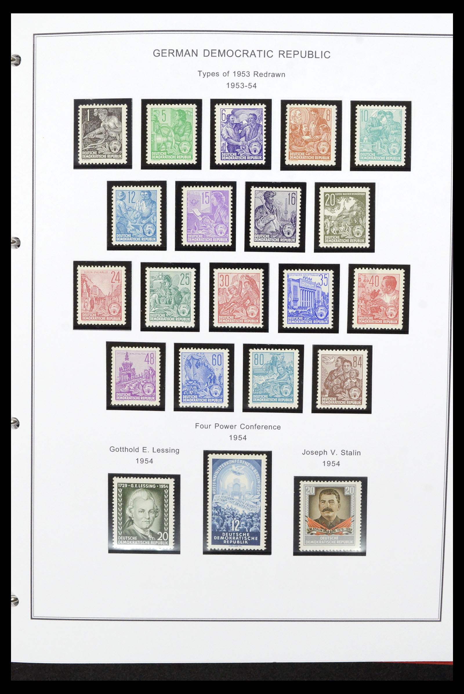 36998 012 - Stamp collection 36998 GDR 1949-1990.