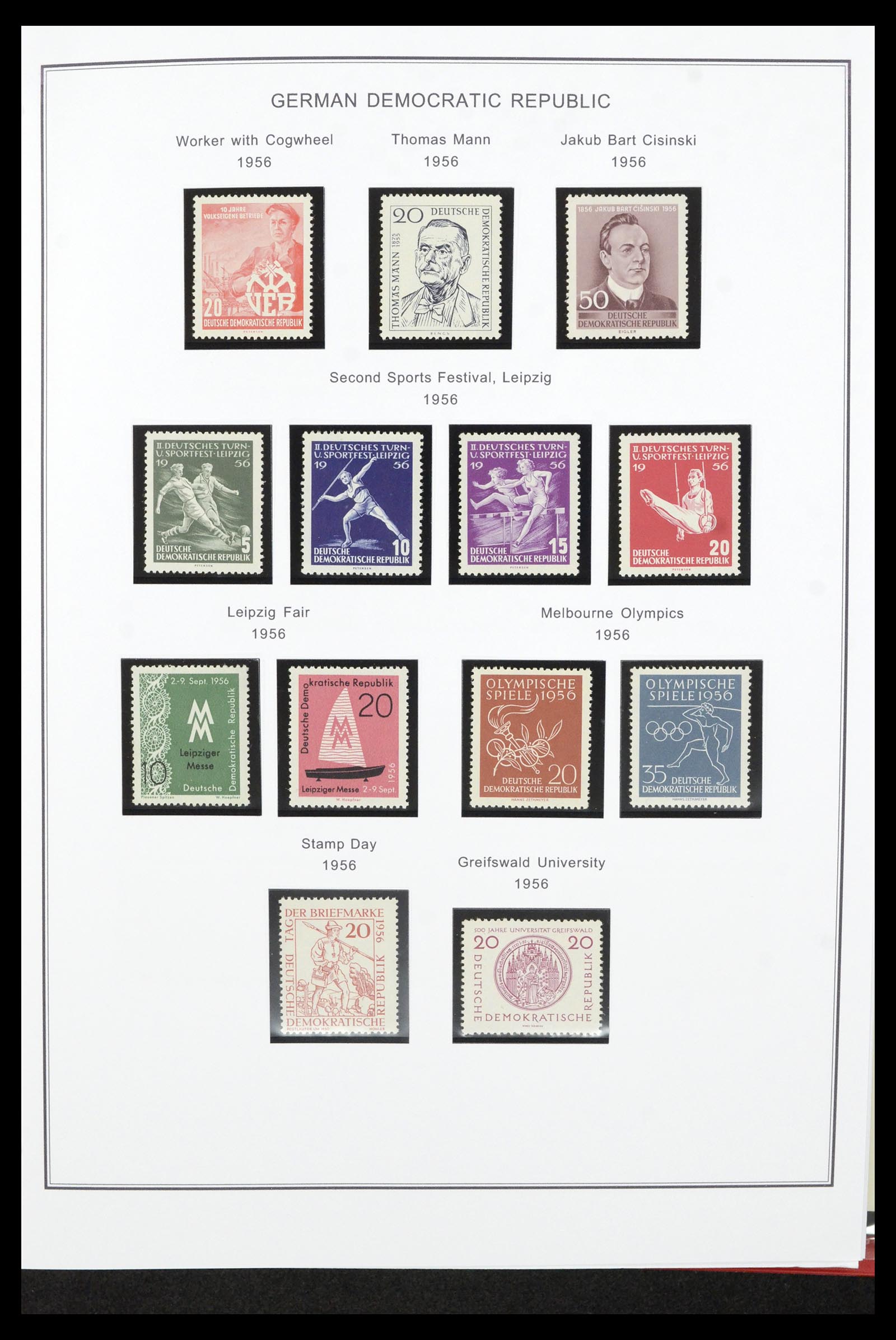 36998 023 - Stamp collection 36998 GDR 1949-1990.