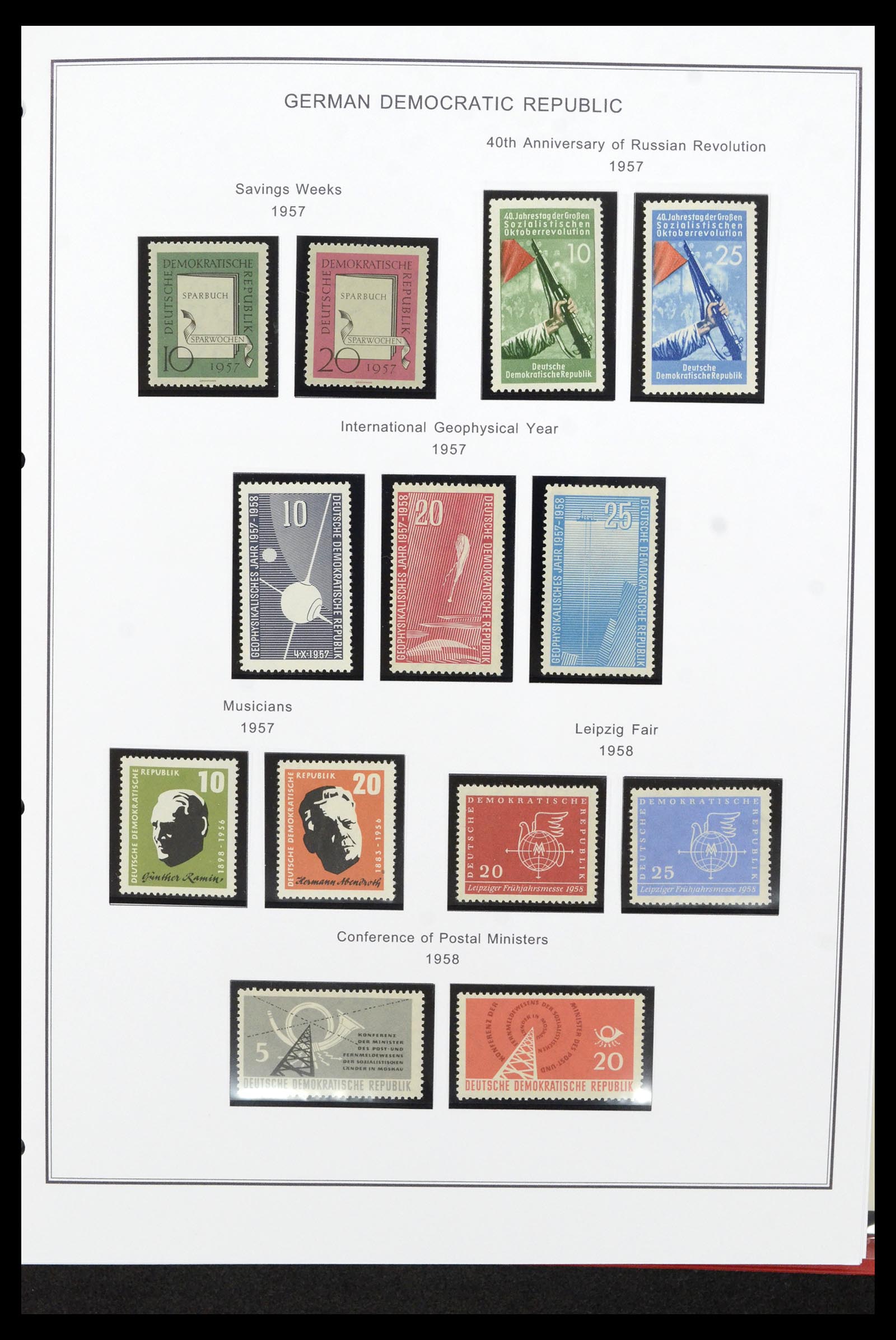 36998 028 - Stamp collection 36998 GDR 1949-1990.