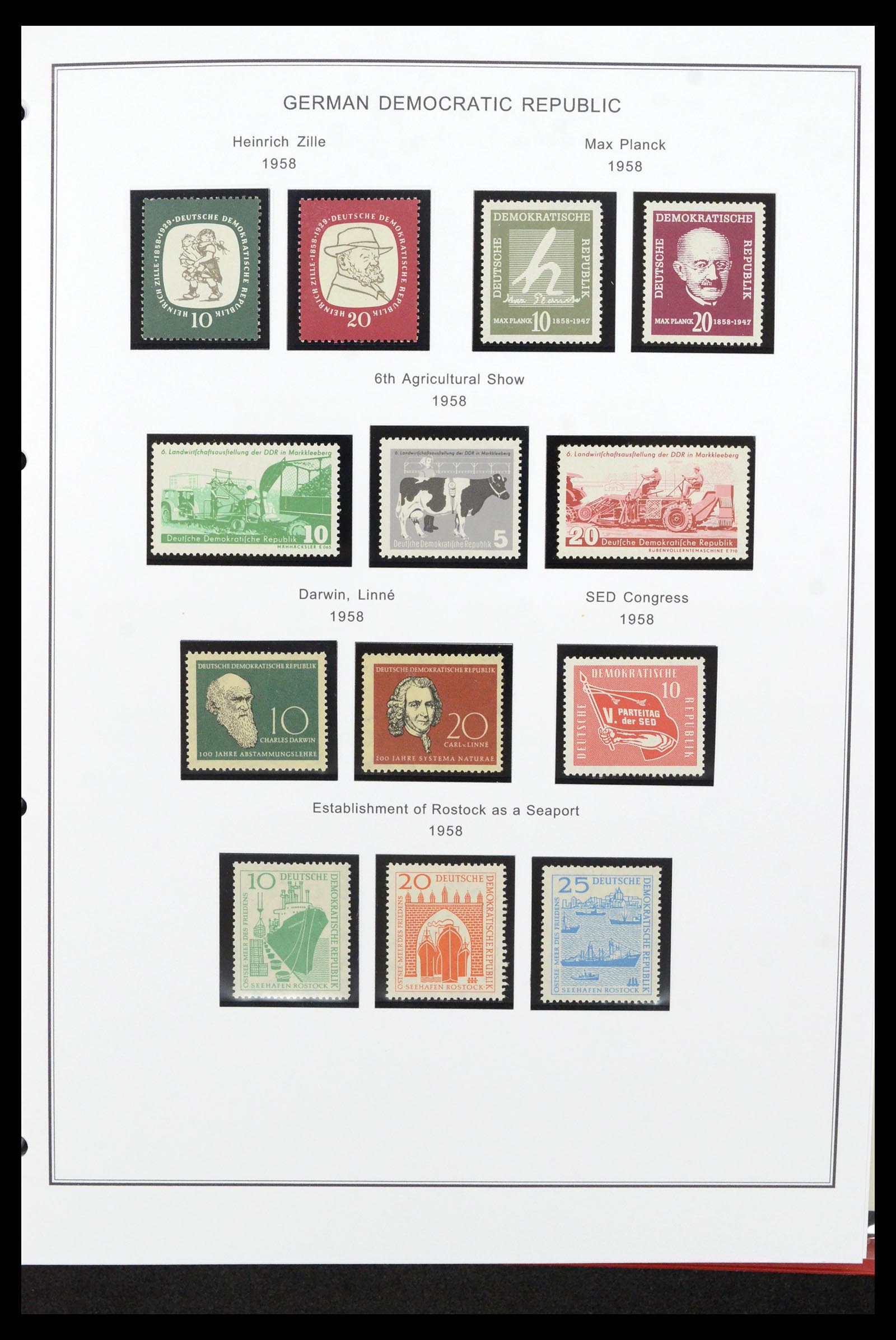36998 029 - Stamp collection 36998 GDR 1949-1990.