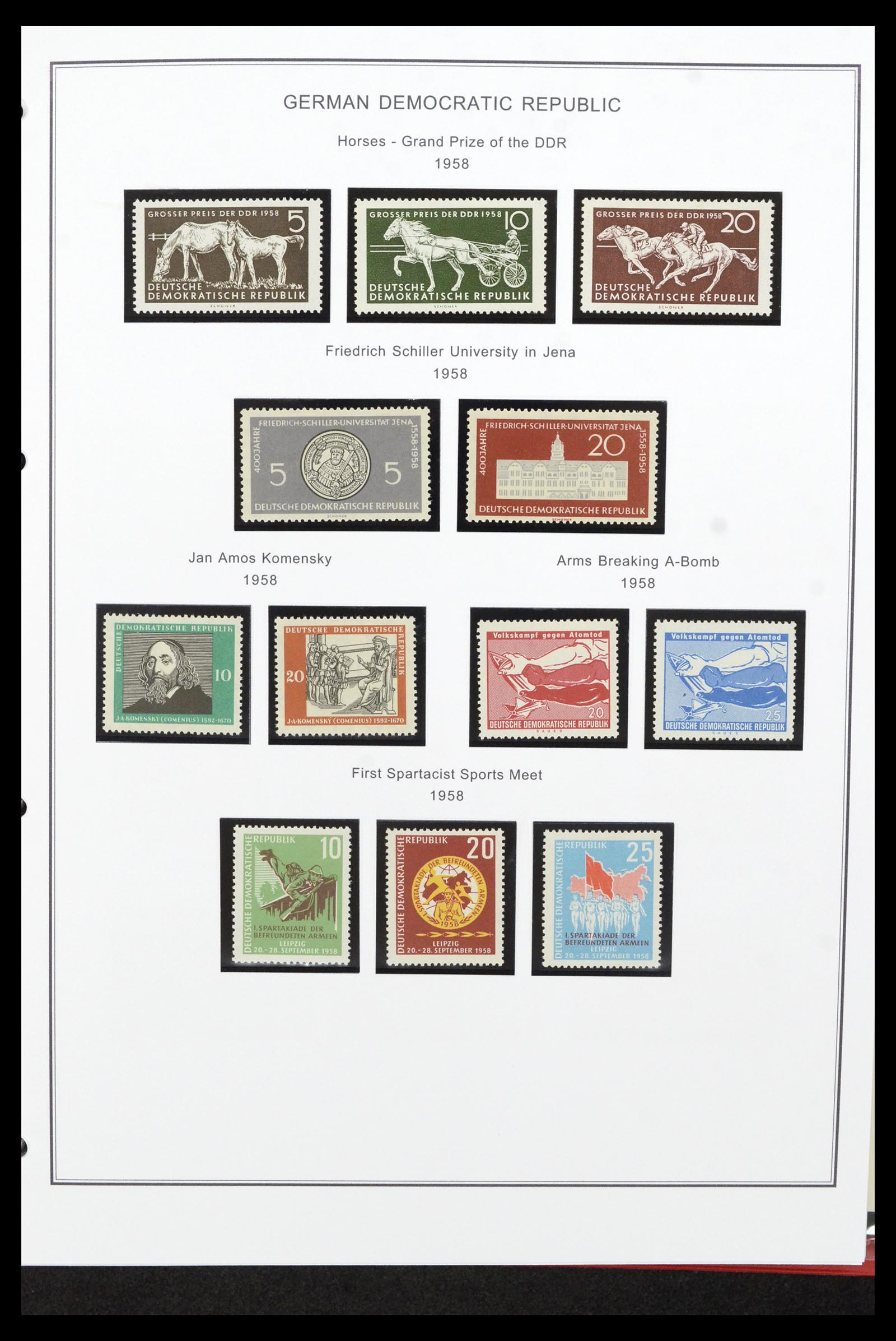 36998 030 - Stamp collection 36998 GDR 1949-1990.