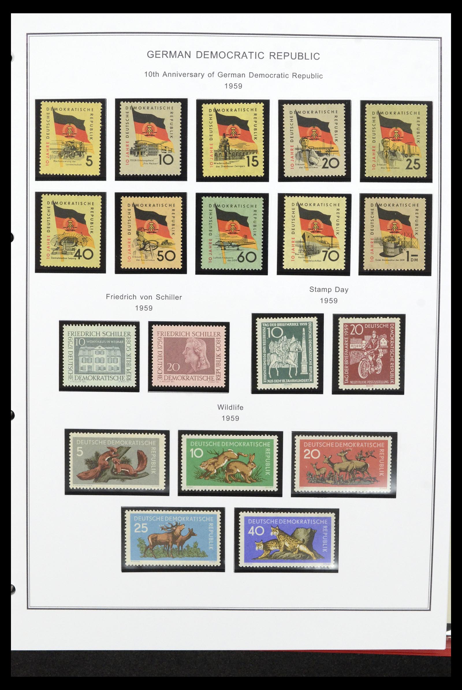 36998 035 - Stamp collection 36998 GDR 1949-1990.