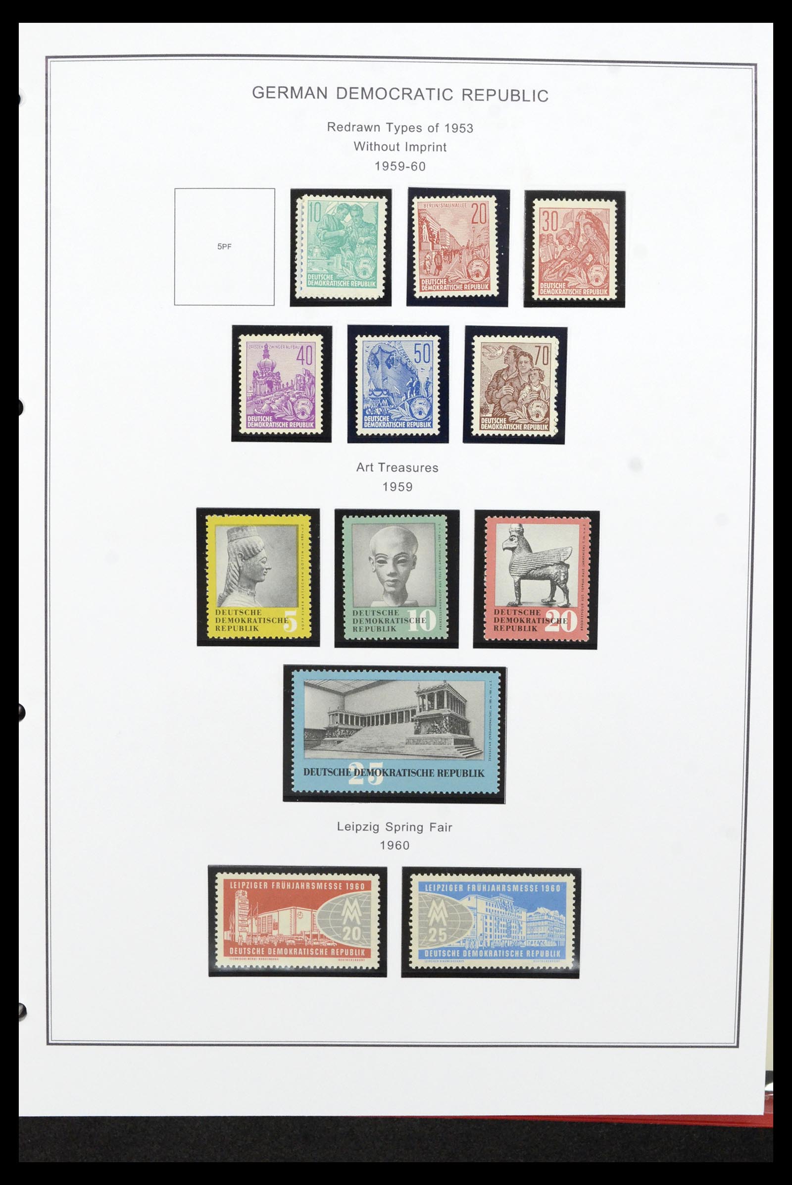 36998 036 - Stamp collection 36998 GDR 1949-1990.