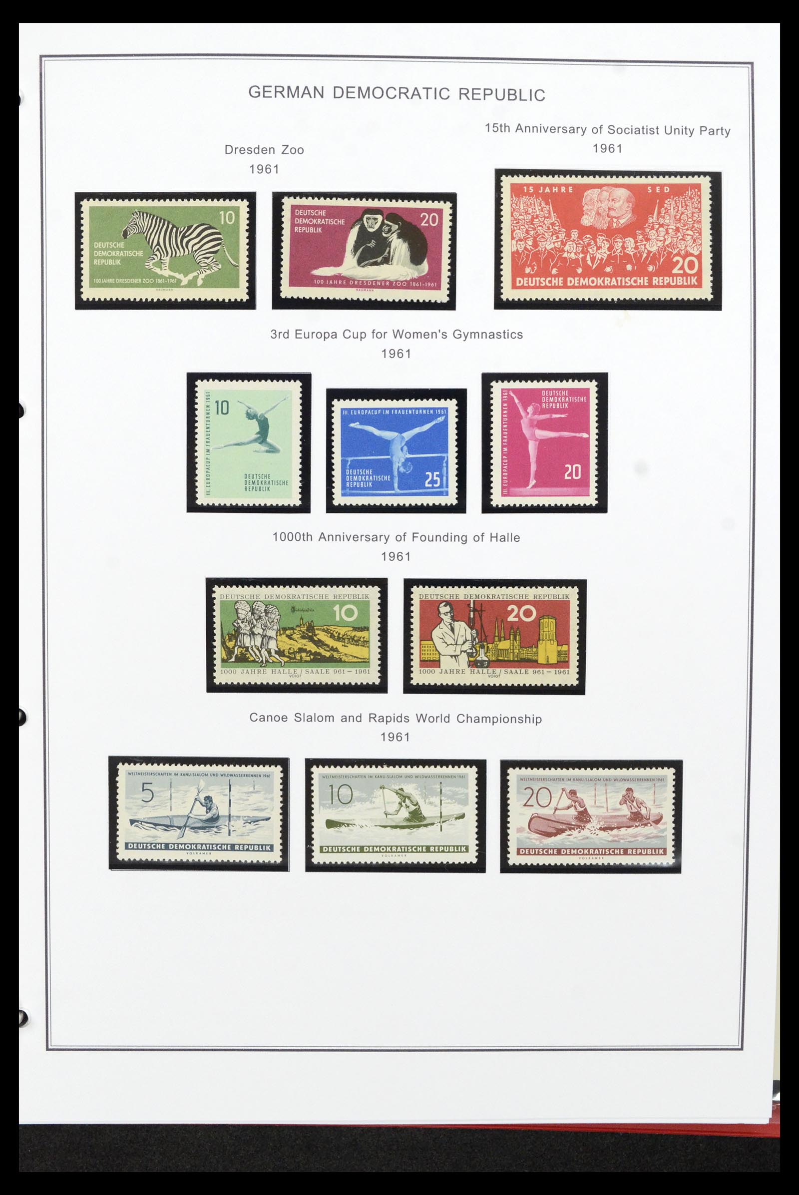 36998 043 - Stamp collection 36998 GDR 1949-1990.