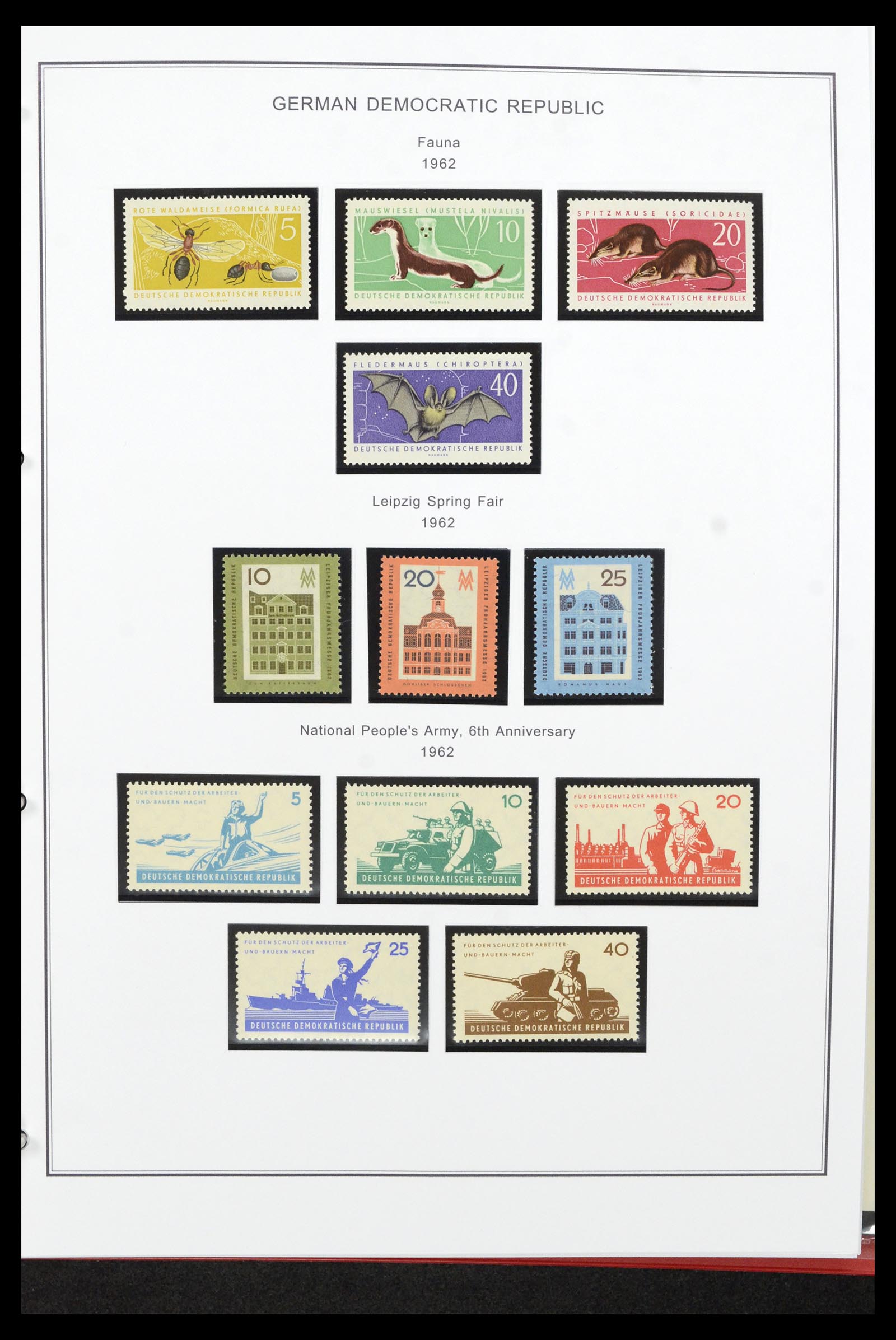 36998 046 - Stamp collection 36998 GDR 1949-1990.
