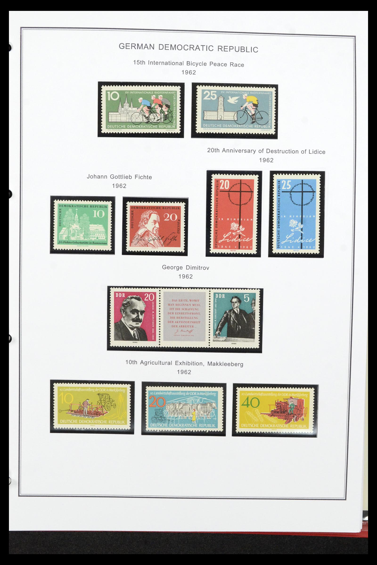 36998 047 - Stamp collection 36998 GDR 1949-1990.