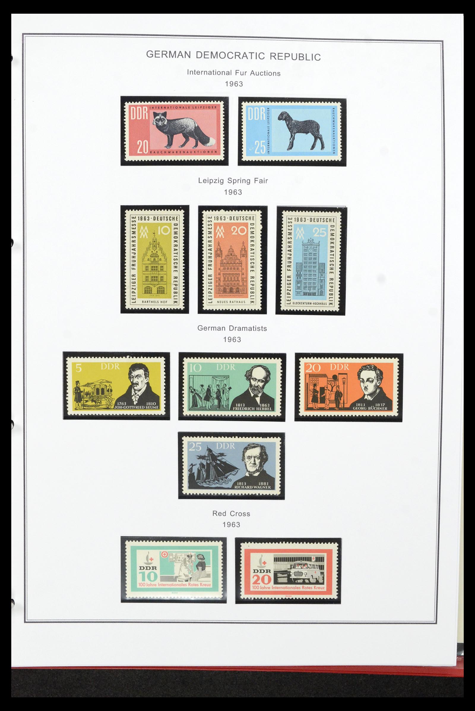 36998 052 - Stamp collection 36998 GDR 1949-1990.
