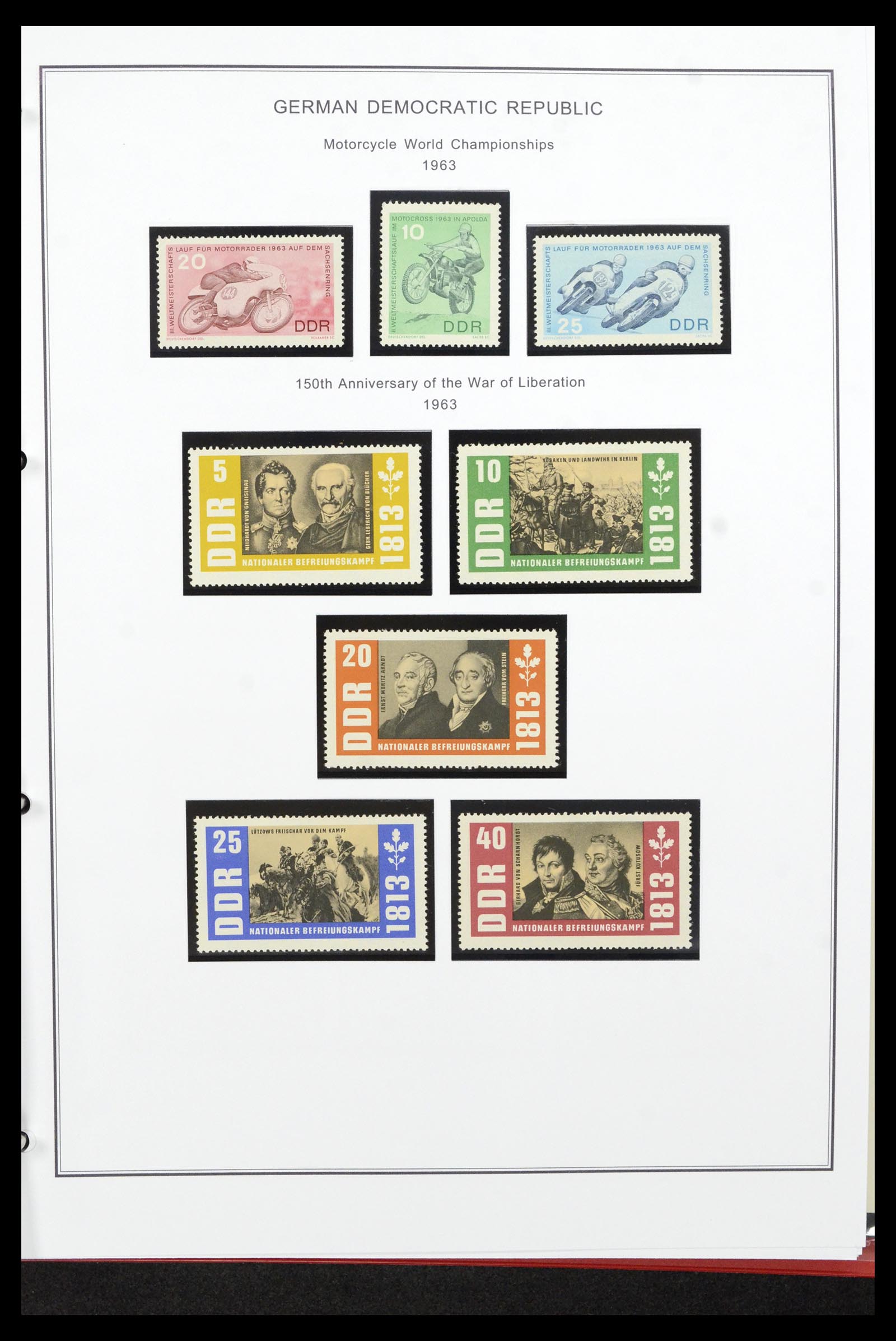 36998 055 - Stamp collection 36998 GDR 1949-1990.