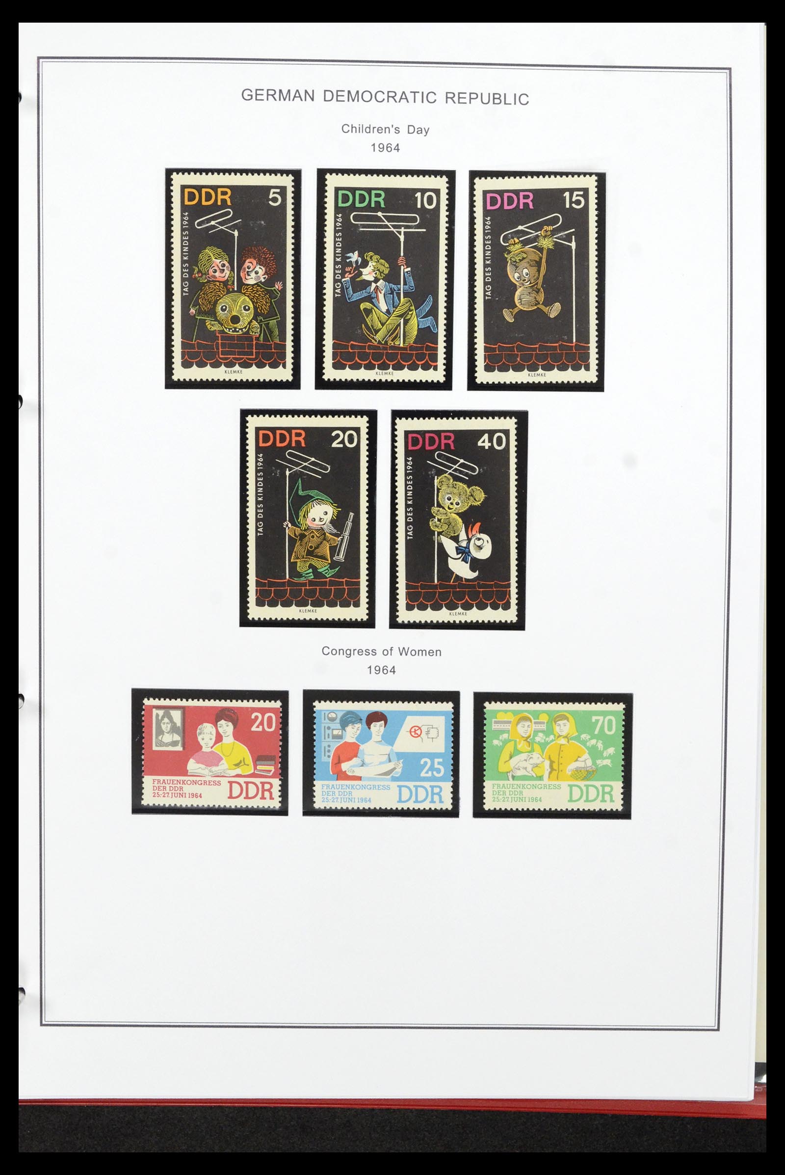 36998 058 - Stamp collection 36998 GDR 1949-1990.