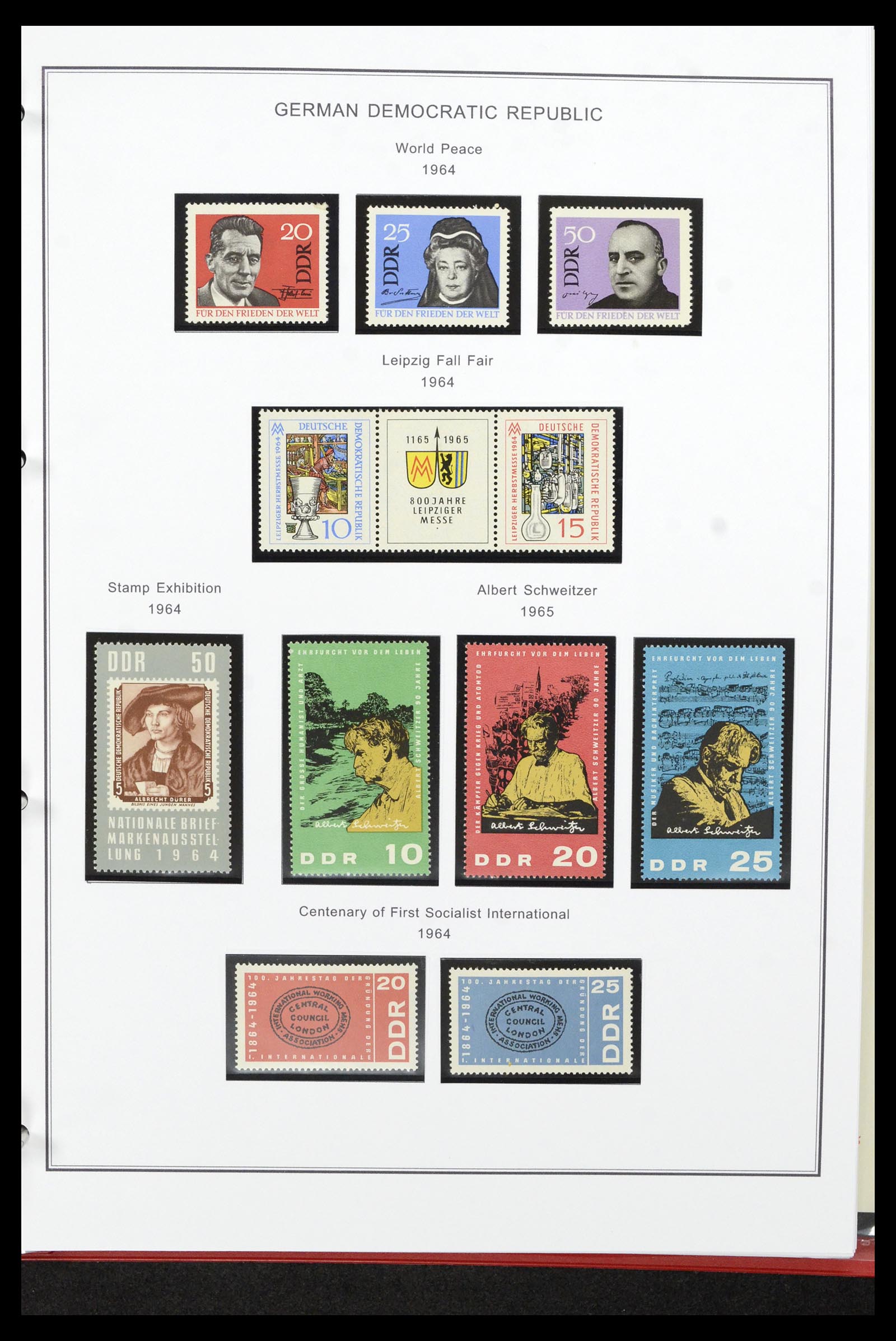 36998 060 - Stamp collection 36998 GDR 1949-1990.