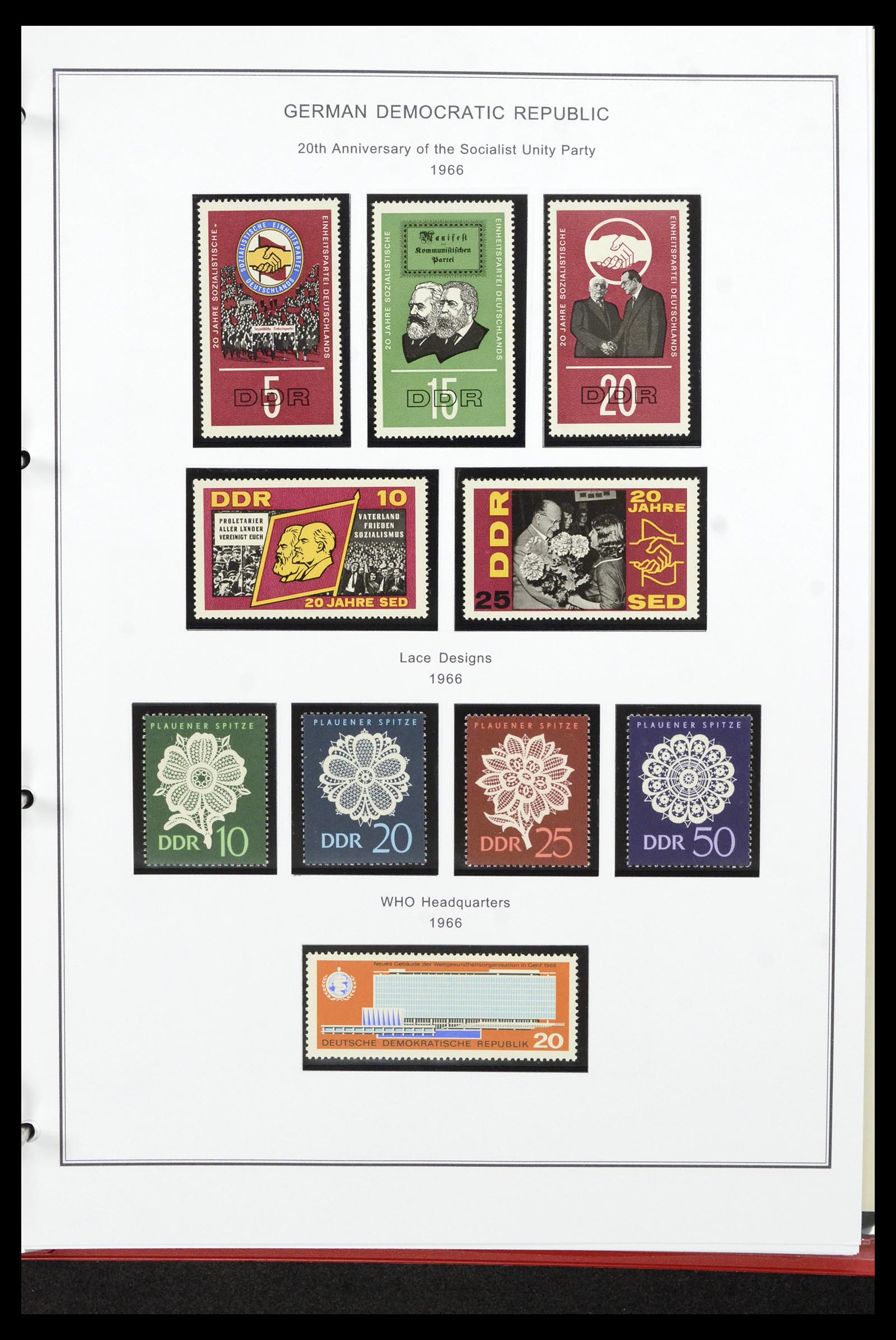 36998 073 - Postzegelverzameling 36998 DDR 1949-1990.